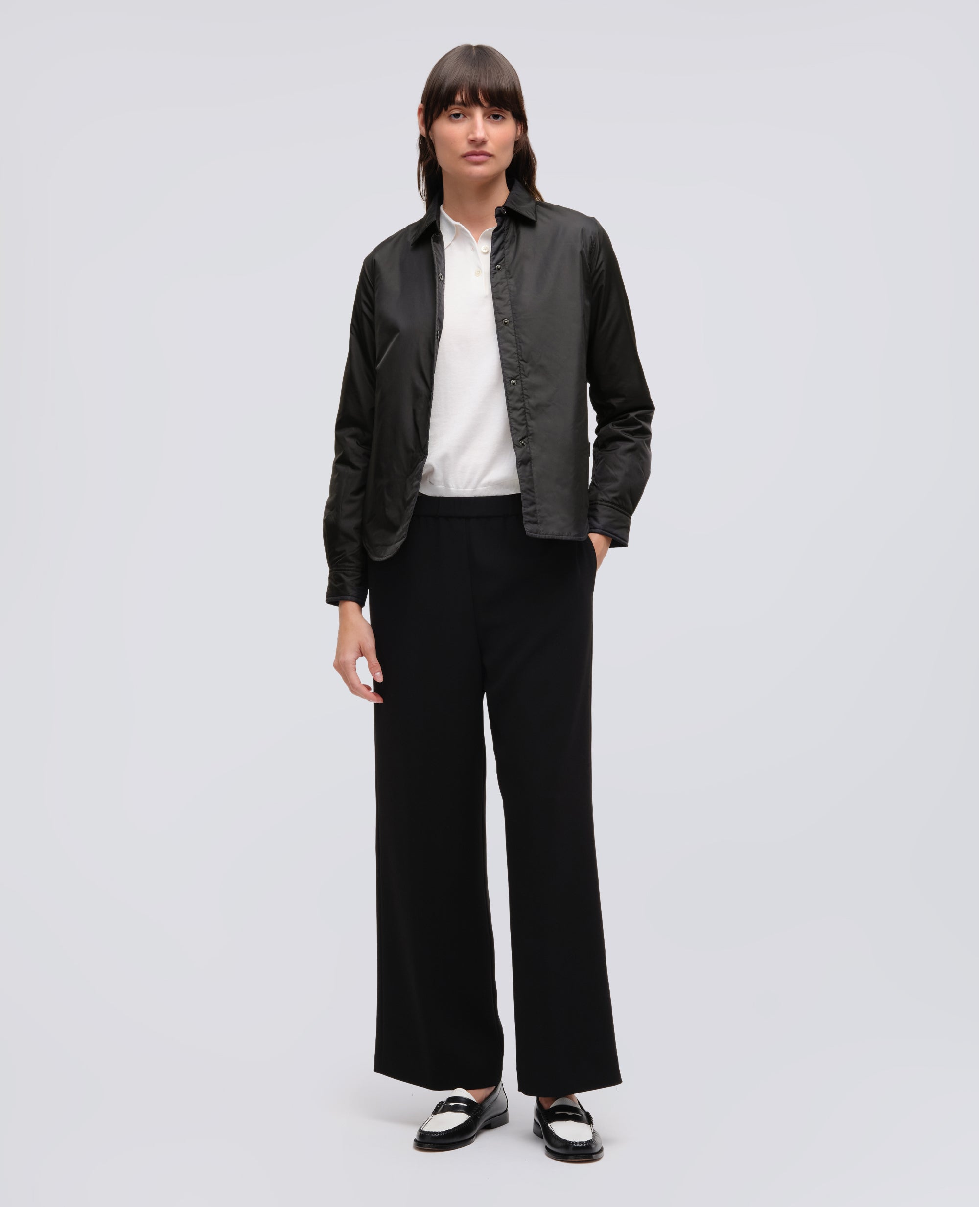 GIACCA CAMICIA GLUE-NERO-BLACK-NEGRO-SCHWARZ-NOIR