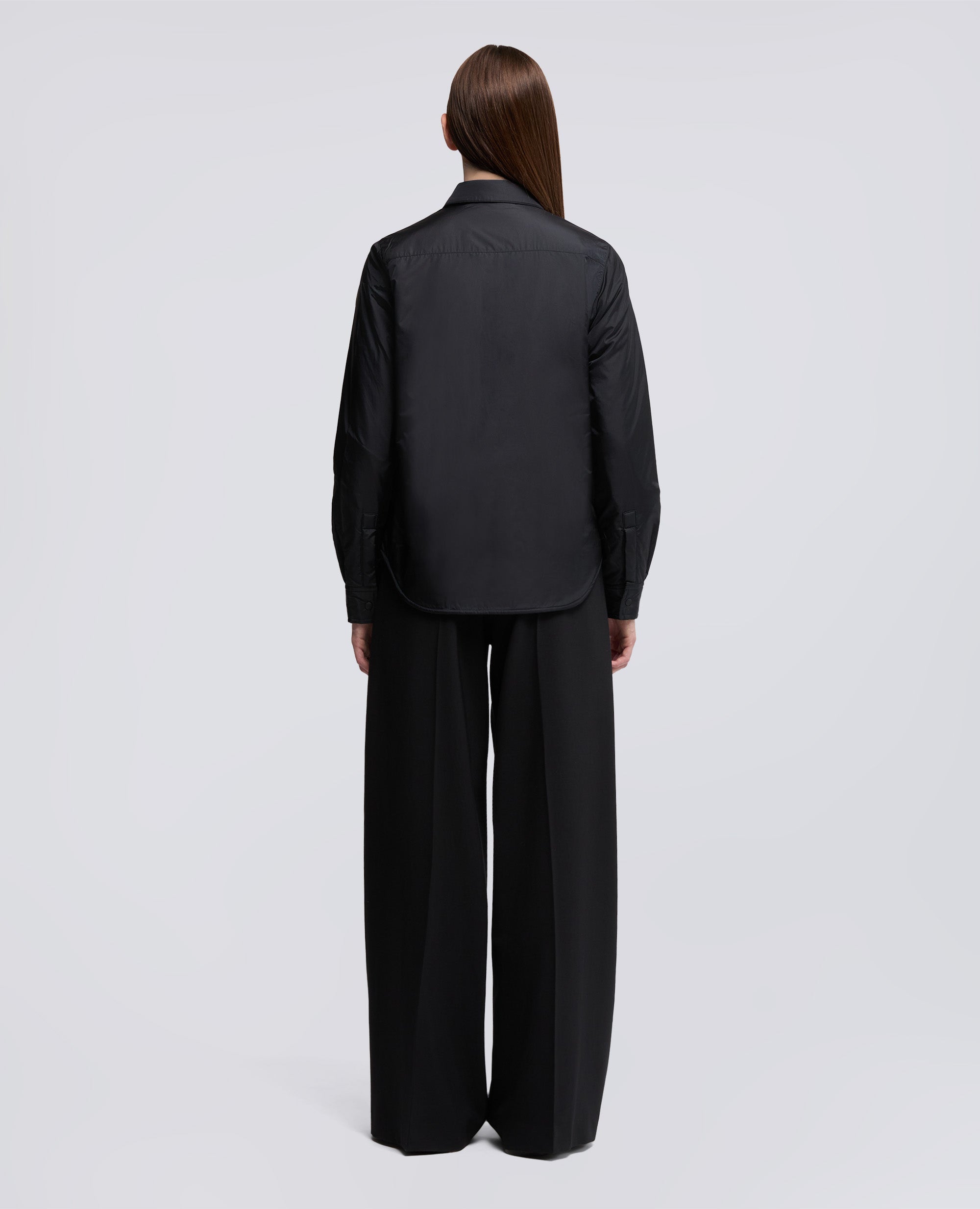 OVERSHIRT GLUE IN NYLON IMBOTTITA-NERO-BLACK-NEGRO-SCHWARZ-NOIR