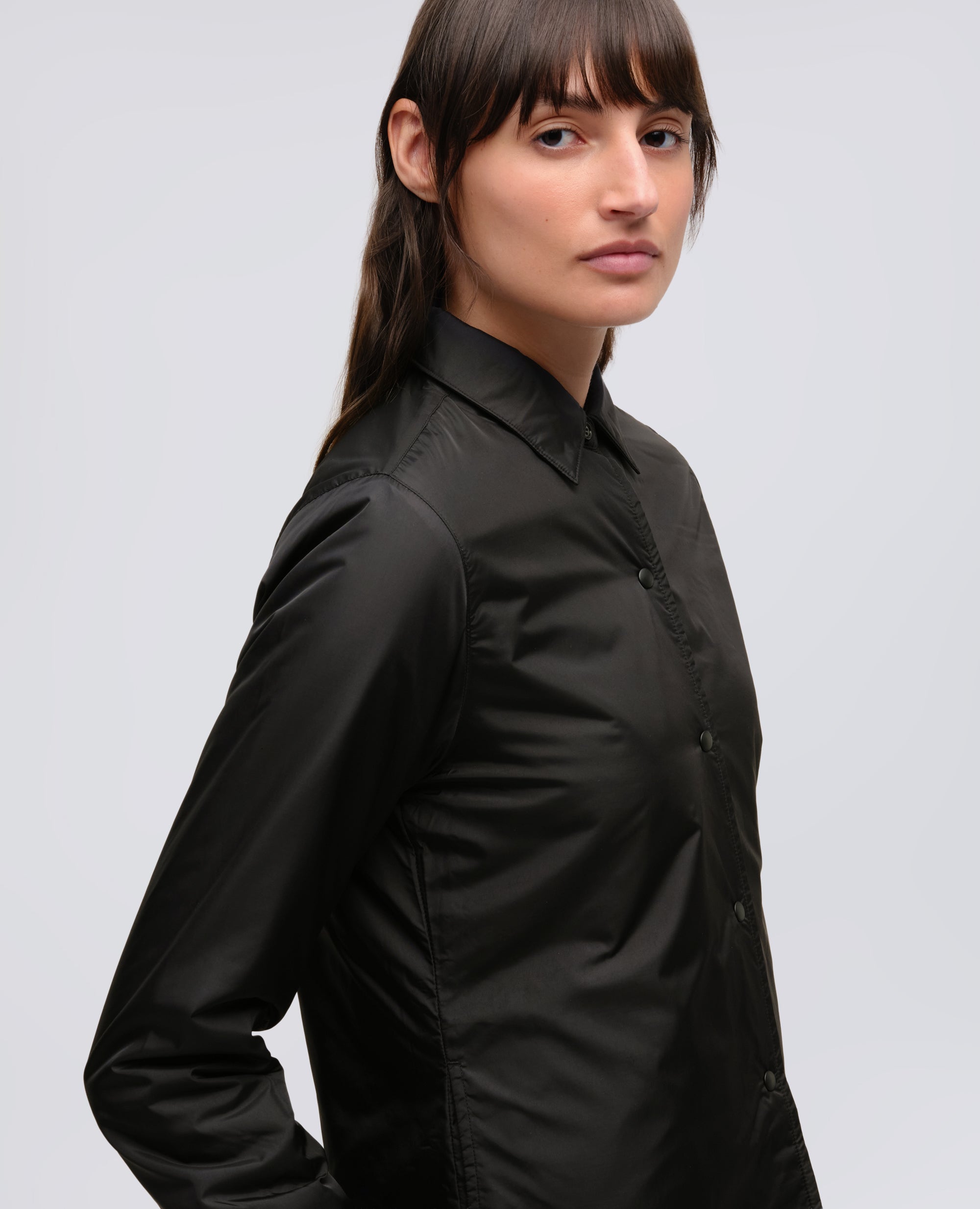 GIACCA CAMICIA GLUE-NERO-BLACK-NEGRO-SCHWARZ-NOIR