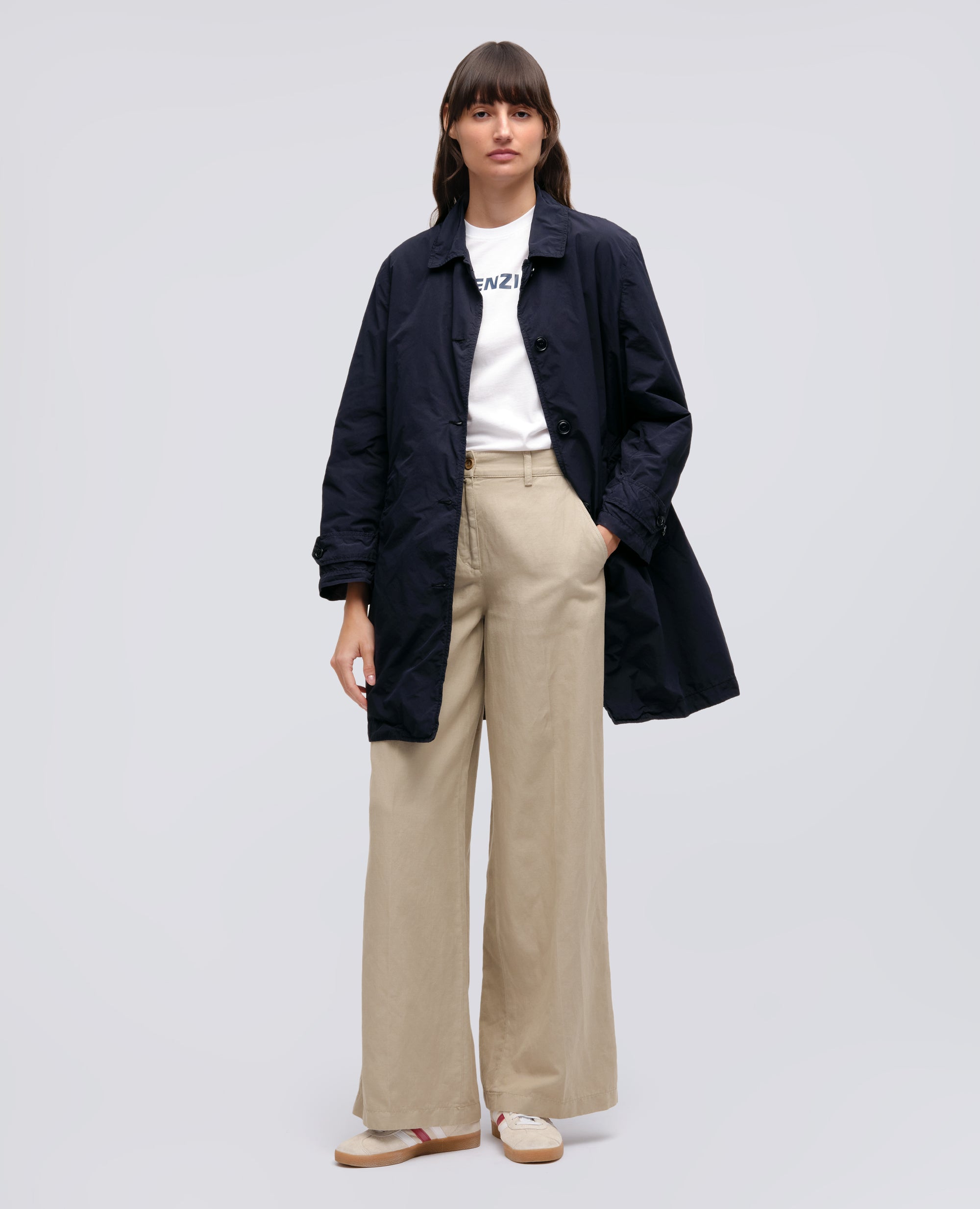 IMPERMEABILE IN POLIESTERE E NYLON COMPATTO-NAVY-NAVY-AZUL MARINO-NAVY-NAVY