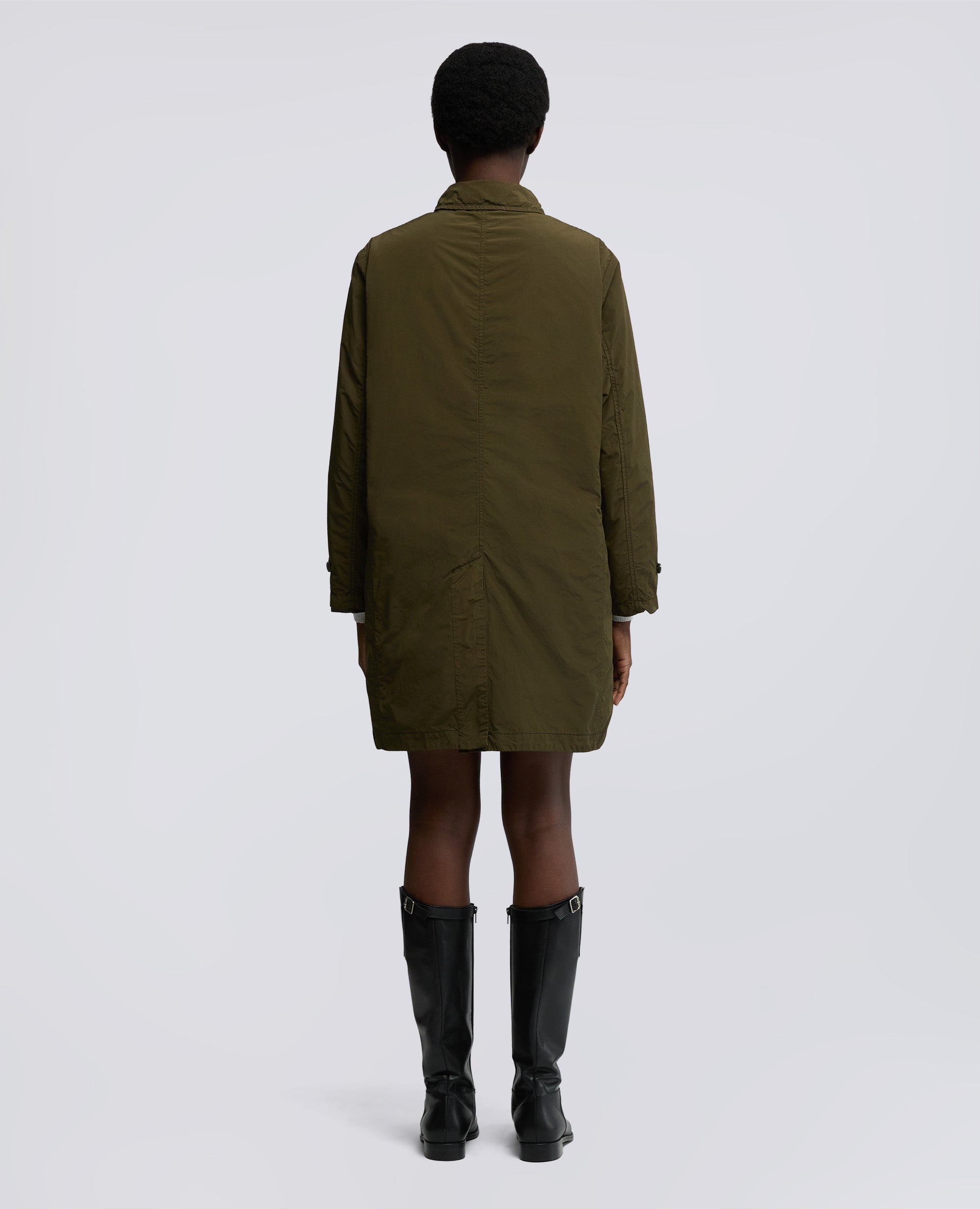 IMPERMEABILE IN POLIESTERE E NYLON COMPATTO-MILITARE-MILITARY-MILITAR-MILITAR-MILITAIRE