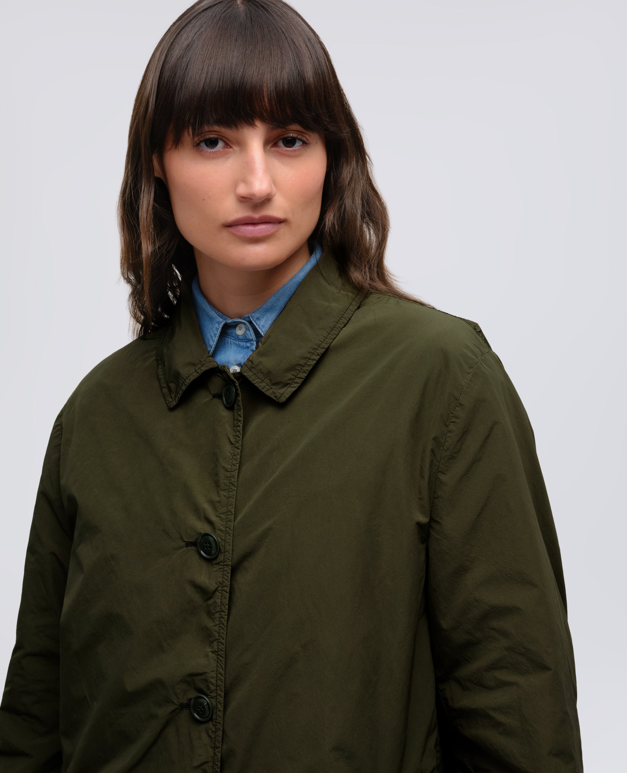 IMPERMEABILE IN POLIESTERE E NYLON COMPATTO-MILITARE-MILITARY-MILITAR-MILITAR-MILITAIRE