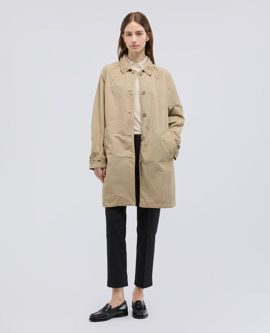 IMPERMEABILE IN POLIESTERE E NYLON COMPATTO-BEIGE-BEIGE-BEIS-BEIGE-BEIGE