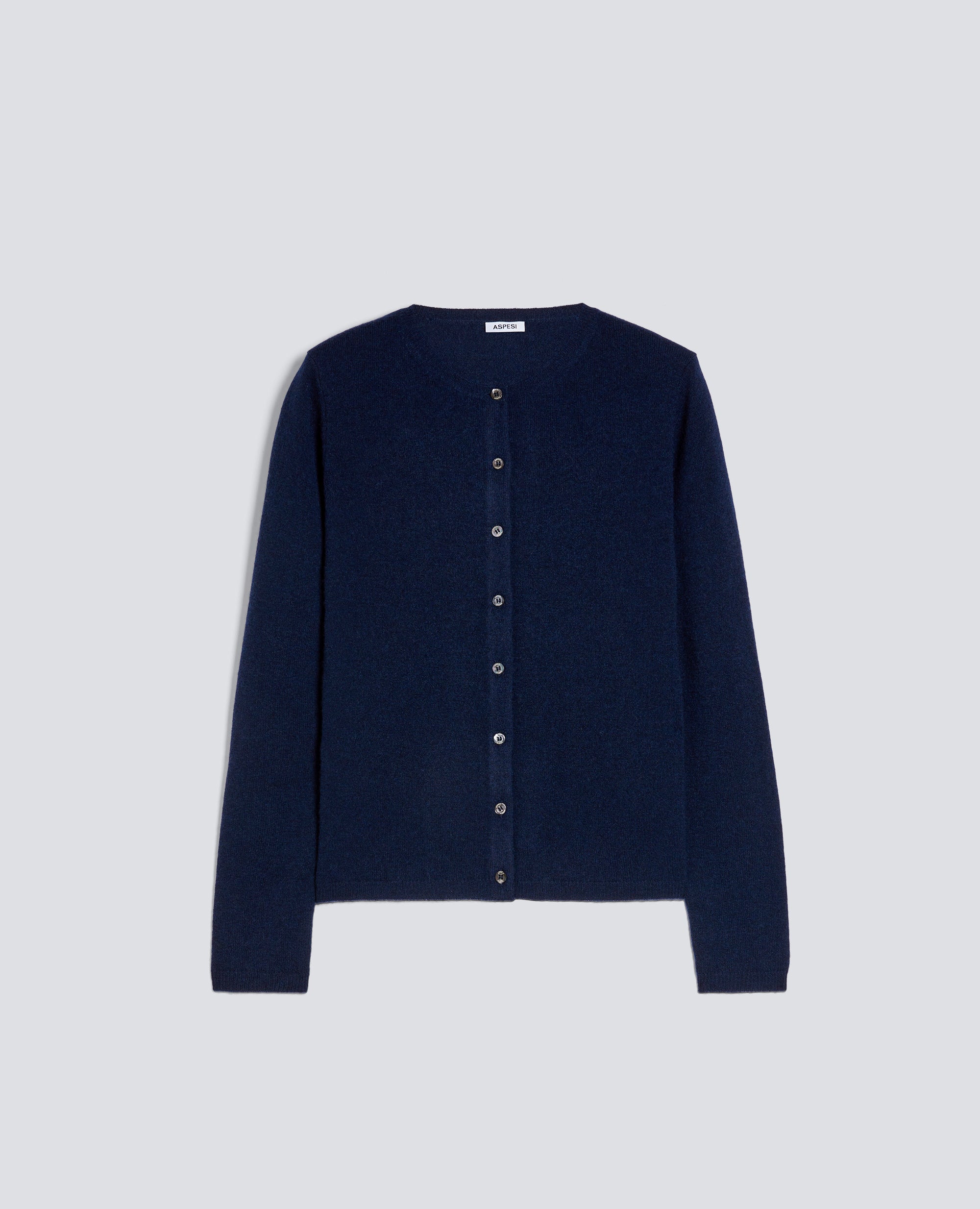 STRICKJACKE AUS KASCHMIR - NAVY - ASPESI