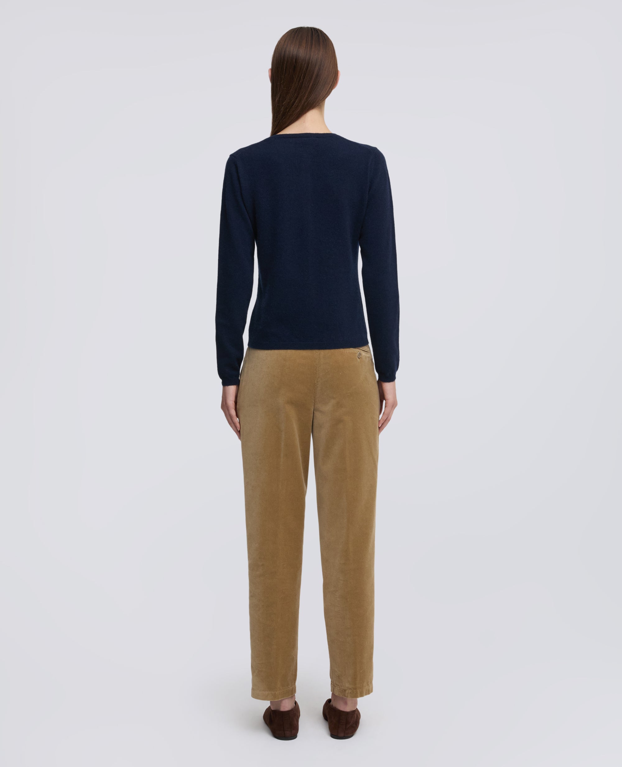 STRICKJACKE AUS KASCHMIR - NAVY - ASPESI