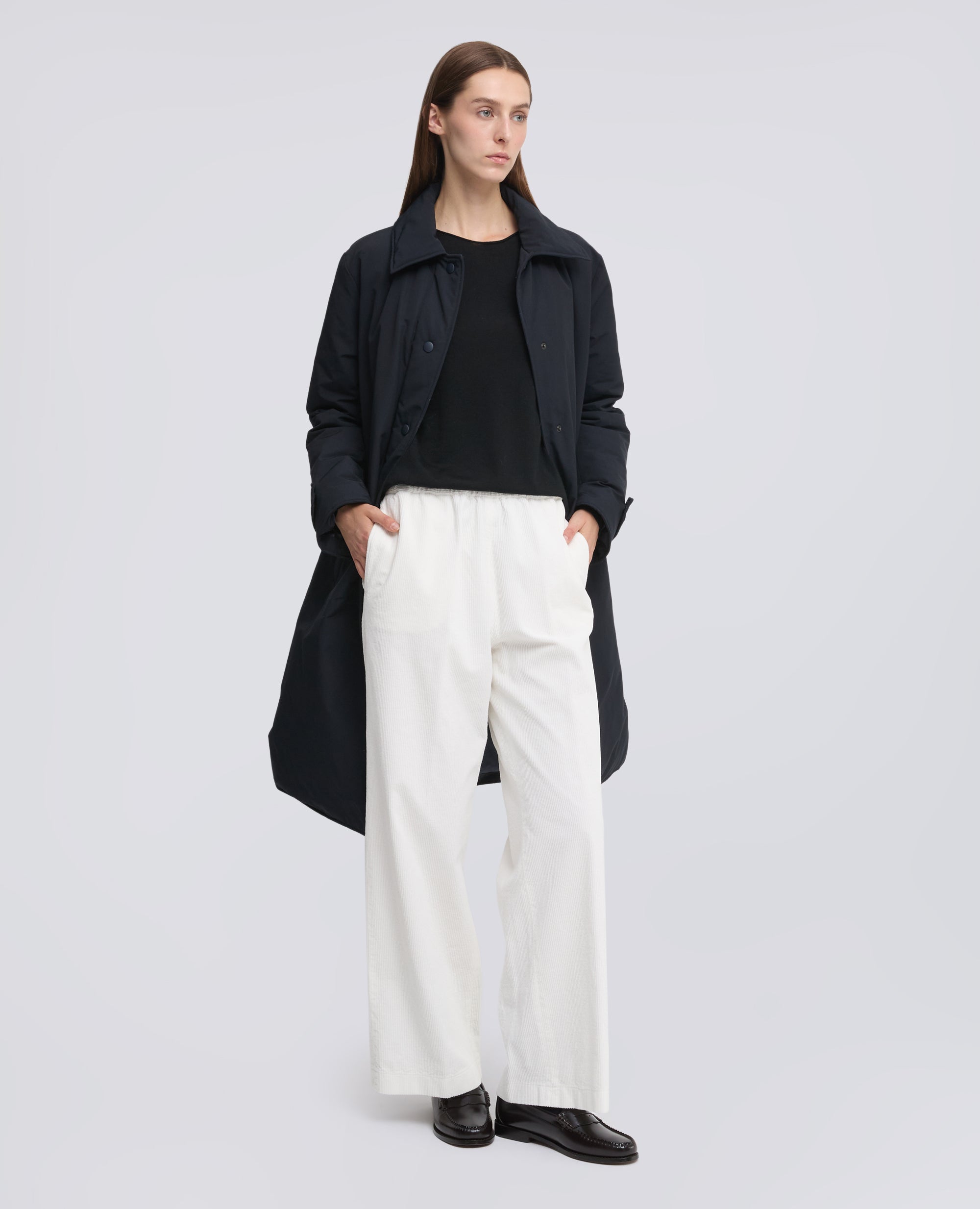 SWEATER WITH BOAT NECKLINE - BLACK - ASPESI
