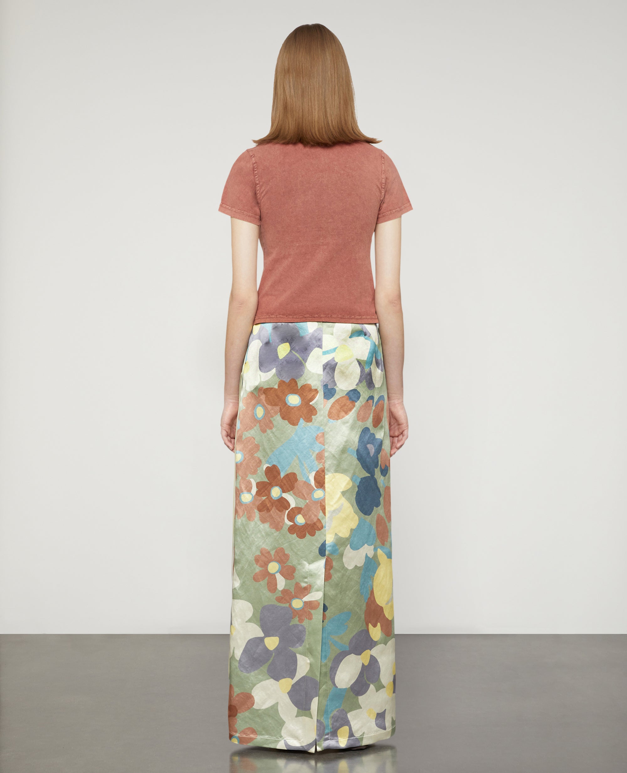 T-shirt in jersey di cotone tinto capo-TABACCO-TOBACCO-TABACO-TABAK-TABAC