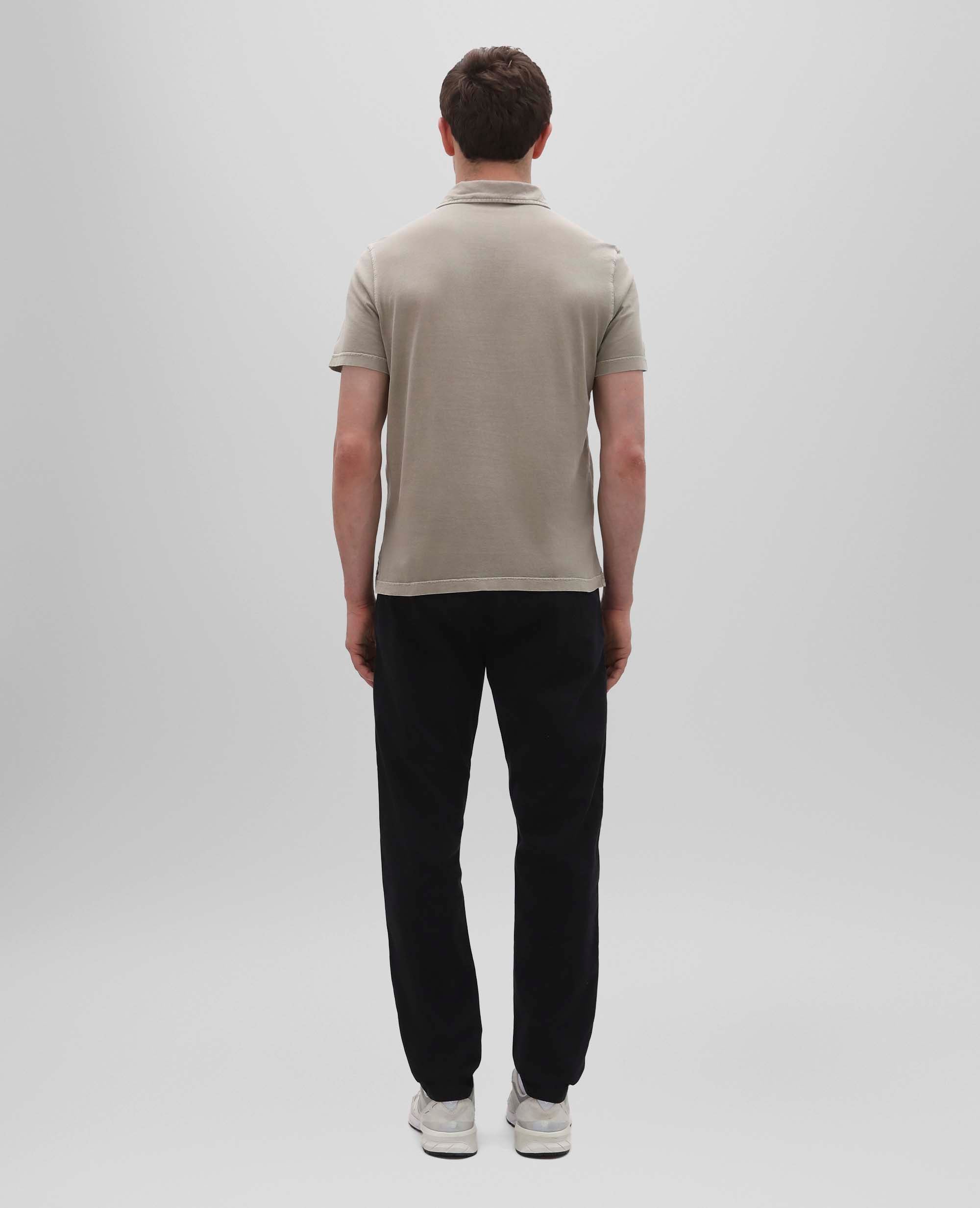 POLO IN JERSEY DI COTONE-SABBIA-SAND-ARENA-SAND-SABLE