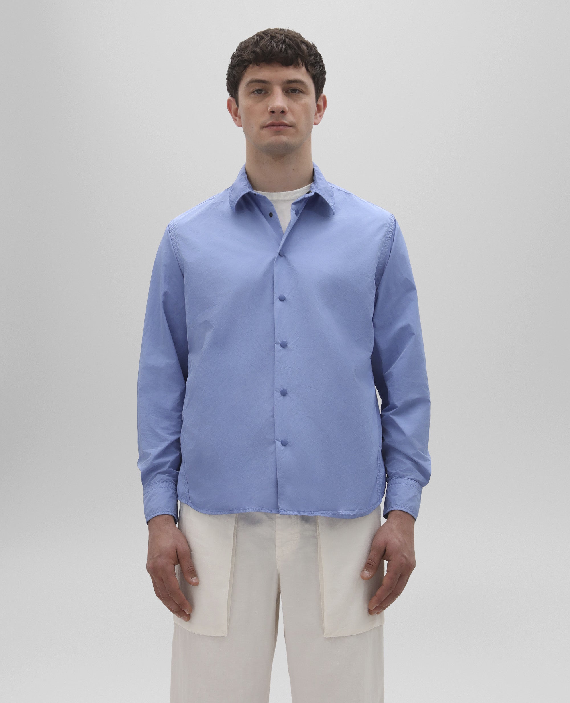 CAMICIA CASSEL-AZZURRO-SKY BLUE-AZUL CLARO-HIMMELBLAU-BLEU CIEL