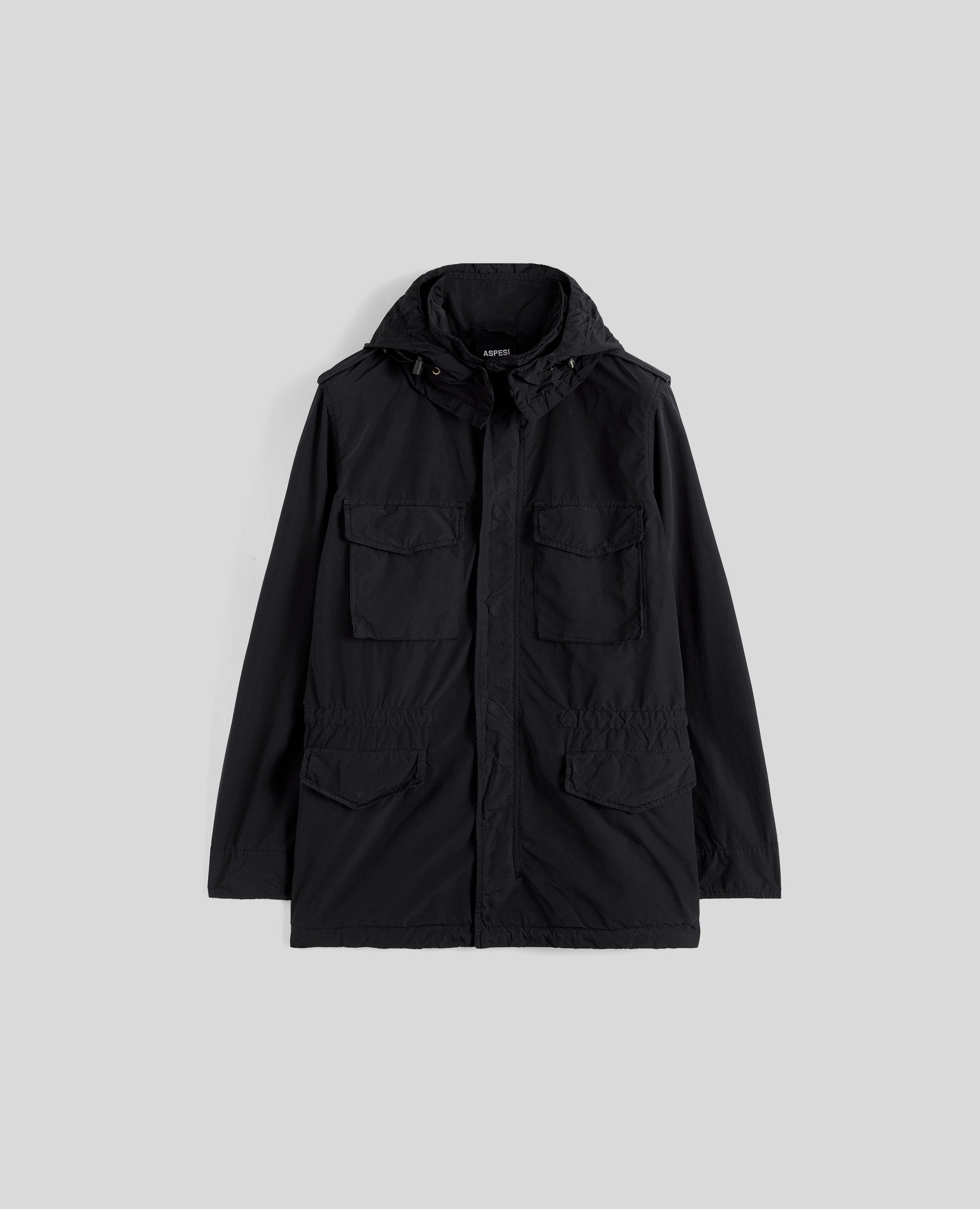 GIUBBOTTO 65 REPLICA IN POLIESTERE E NYLON COMPATTO-NERO-BLACK-NEGRO-SCHWARZ-NOIR