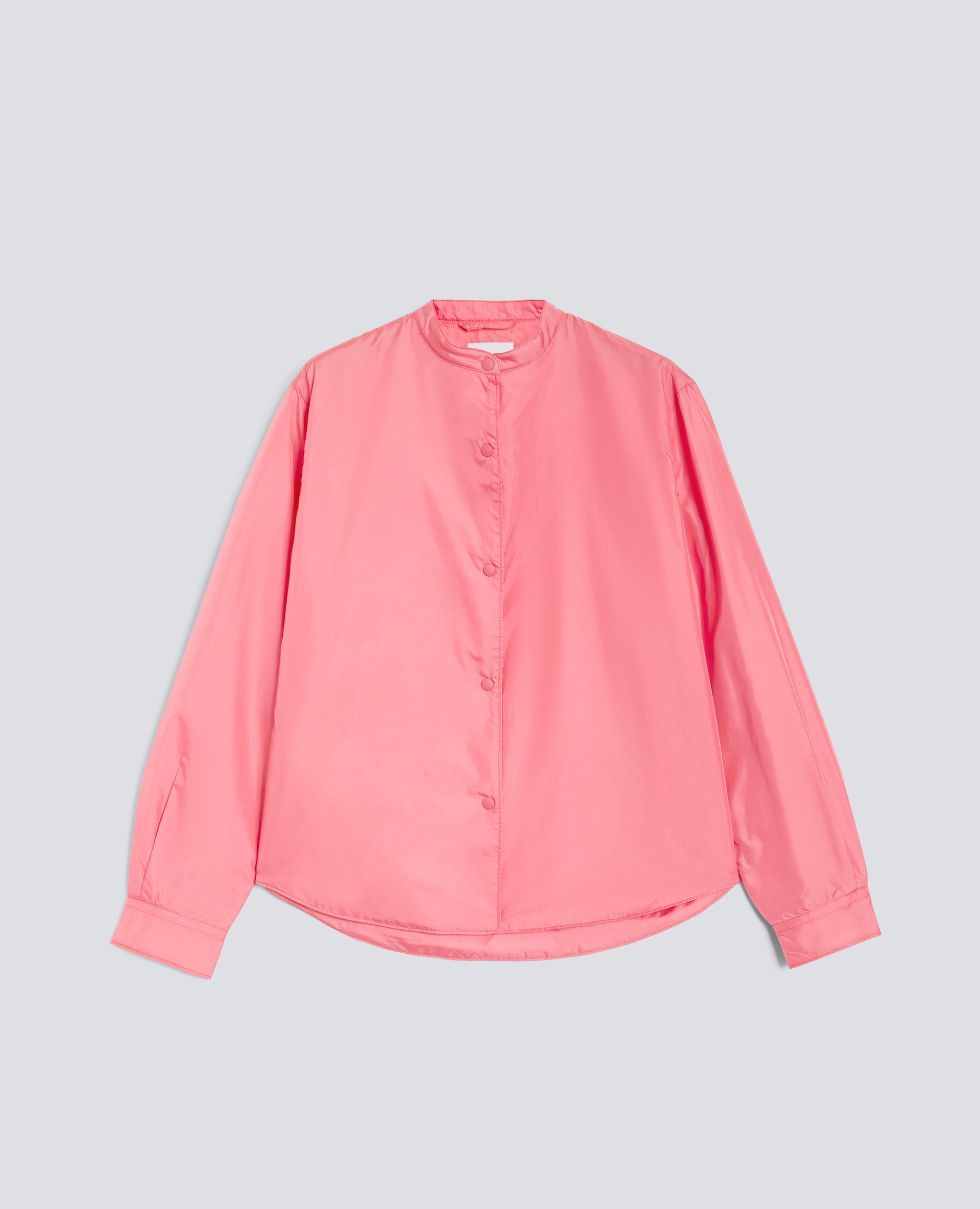 GIACCA CAMICIA IN TAFFETÀ TECNICO-CORALLO-CORAL-CORAL-KORALLE-CORAIL