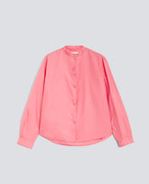 GIACCA CAMICIA IN TAFFETÀ TECNICO-CORALLO-CORAL-CORAL-KORALLE-CORAIL