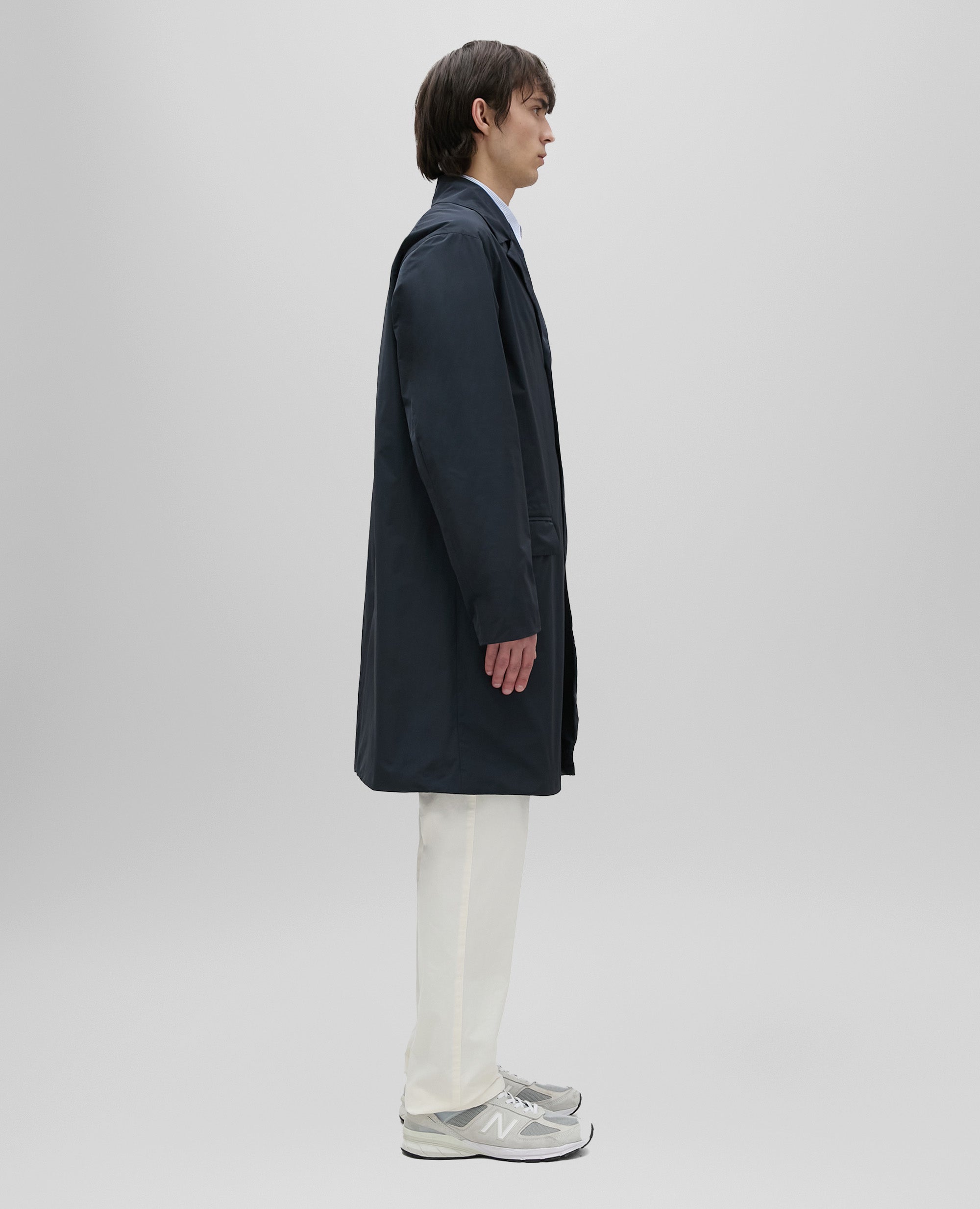 IMPERMEABILE TEIKI IN TAFFETA' TECNICO-NAVY-NAVY-AZUL MARINO-NAVY-NAVY