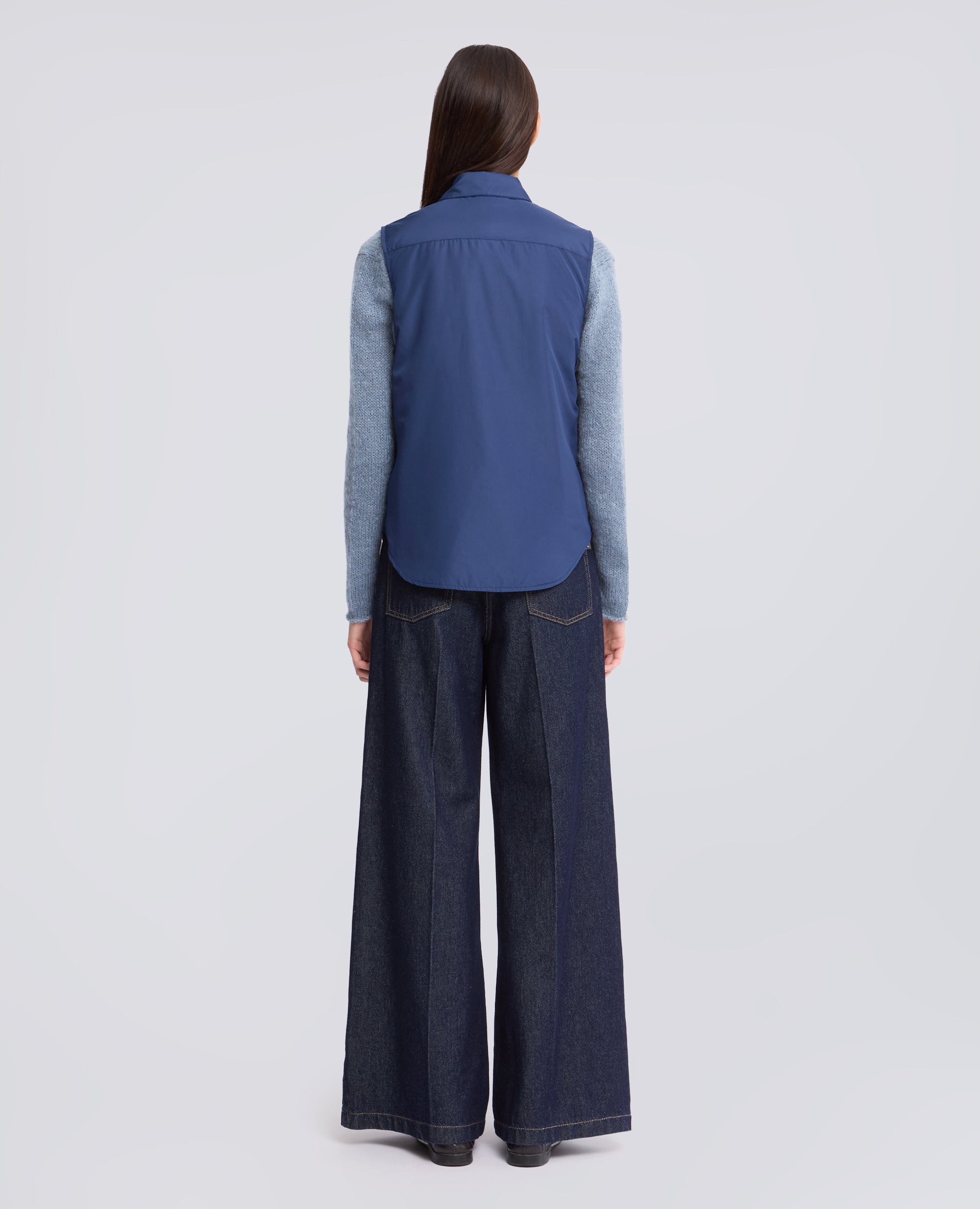 NYLON-WESTE DOT - BLAU - ASPESI
