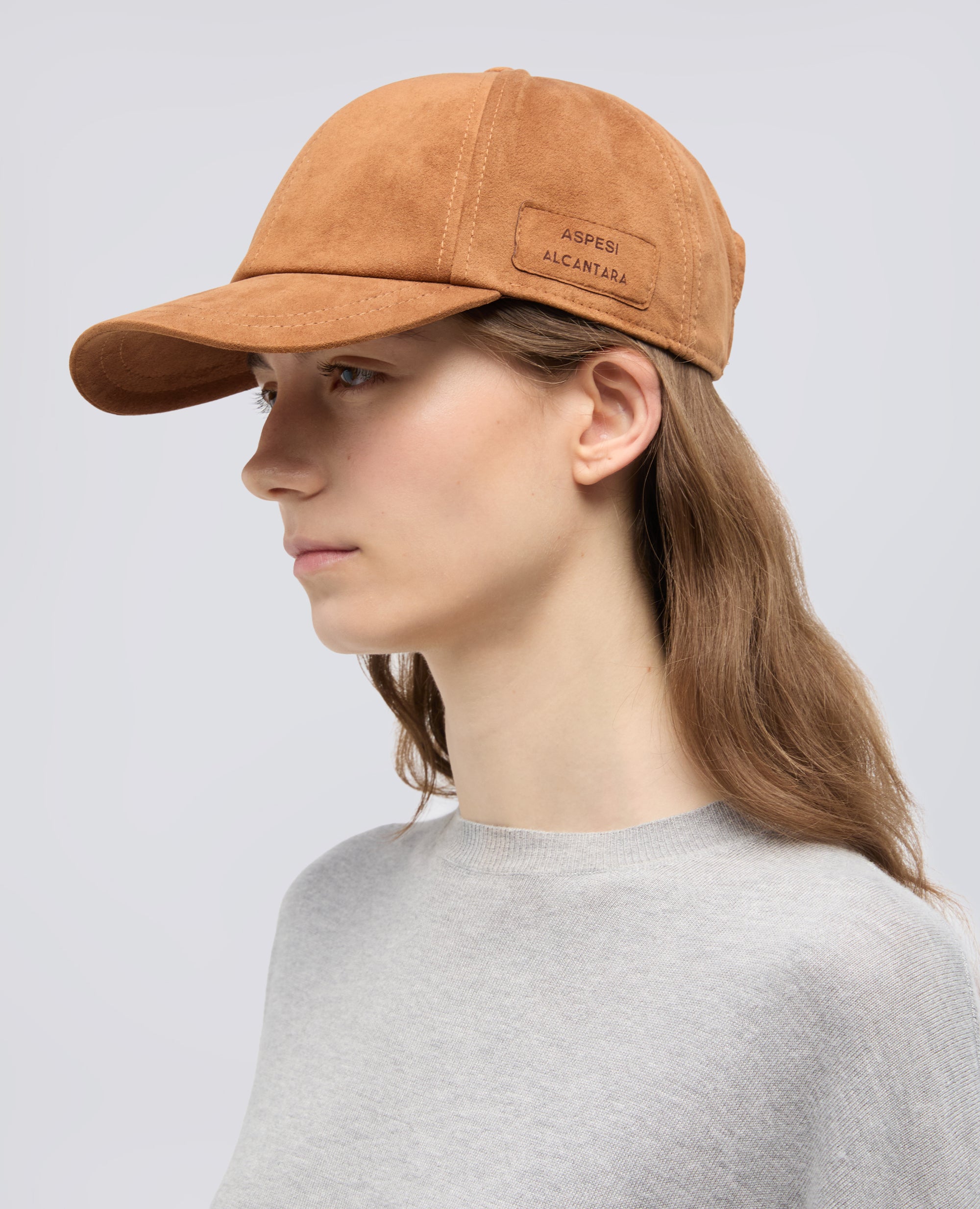 CAPPELLO IN COTONE CON VISIERA-RUGGINE-RUST ORANGE-AXIDO-ROSTORANGE-ROUILLE