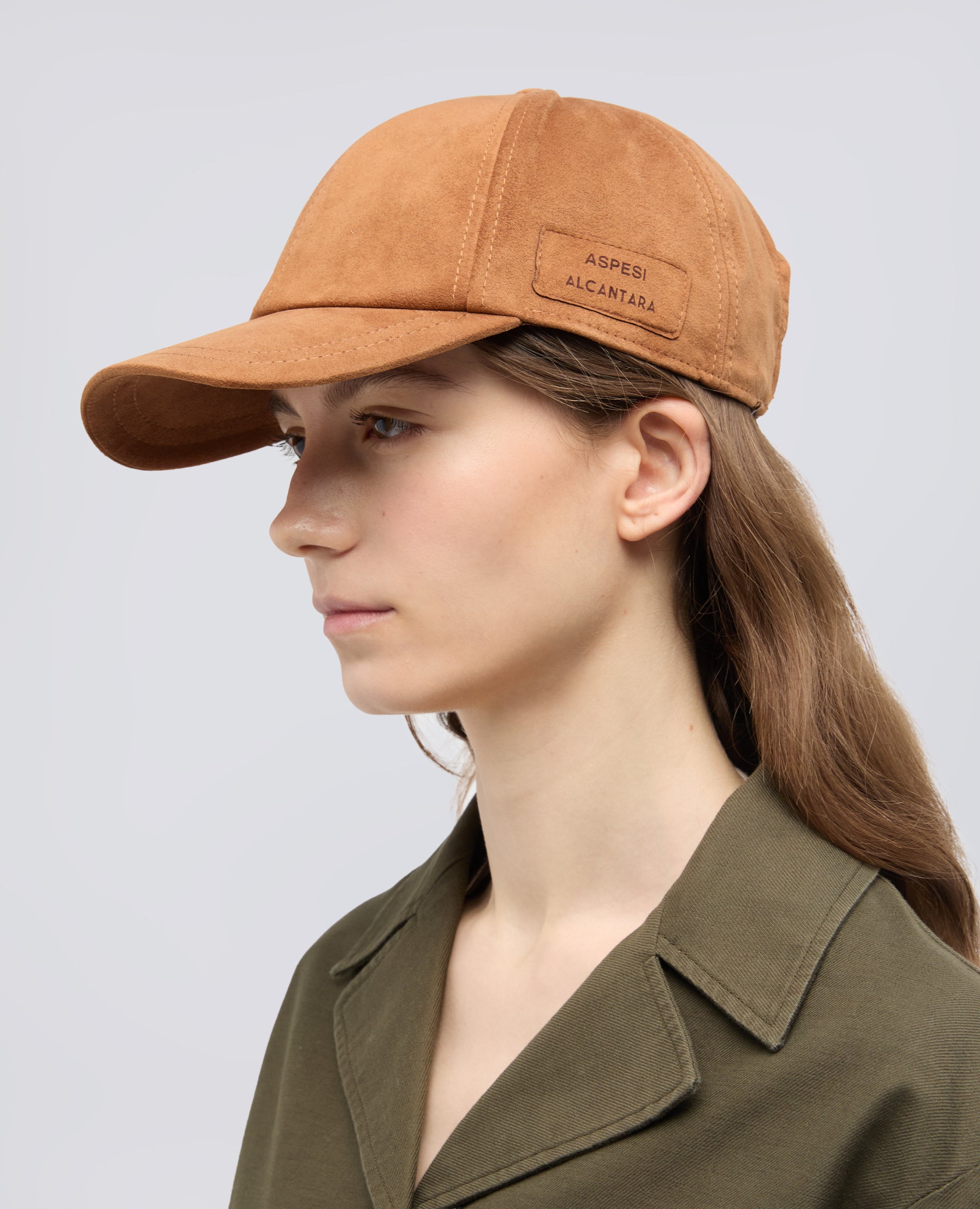 CAPPELLO IN COTONE CON VISIERA-RUGGINE-RUST ORANGE-AXIDO-ROSTORANGE-ROUILLE