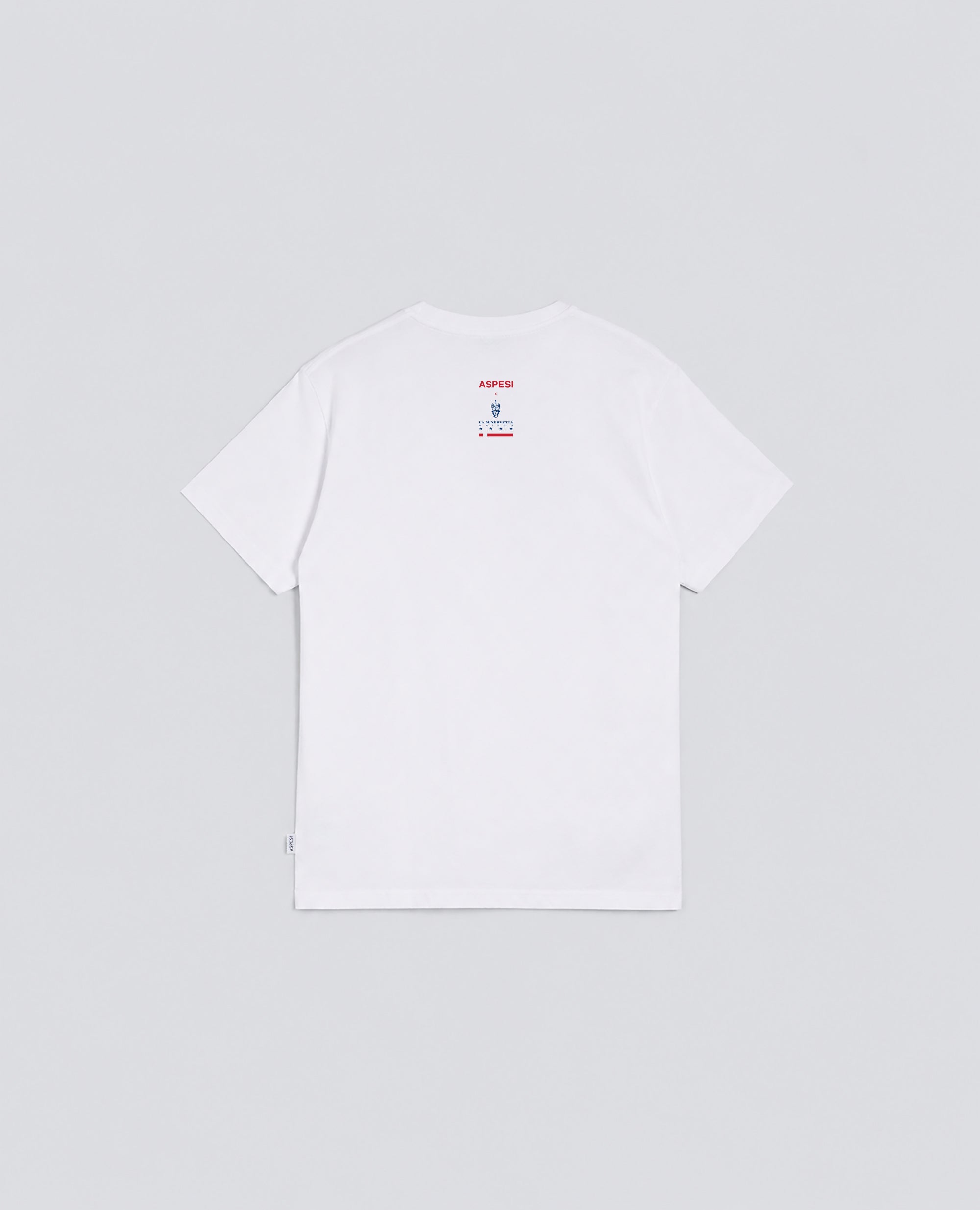 COTTON JERSEY T-SHIRT - ASPESI X LA MINERVETTA - WHITE - ASPESI