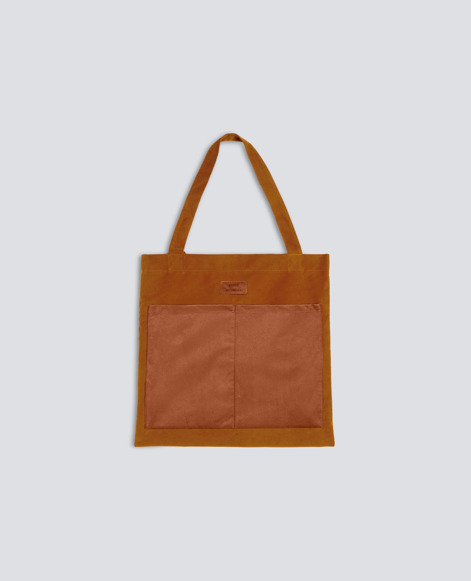 BORSA SHOPPING IN FUSTAGNO DI COTONE PESANTE-RUGGINE-RUST ORANGE-AXIDO-ROSTORANGE-ROUILLE