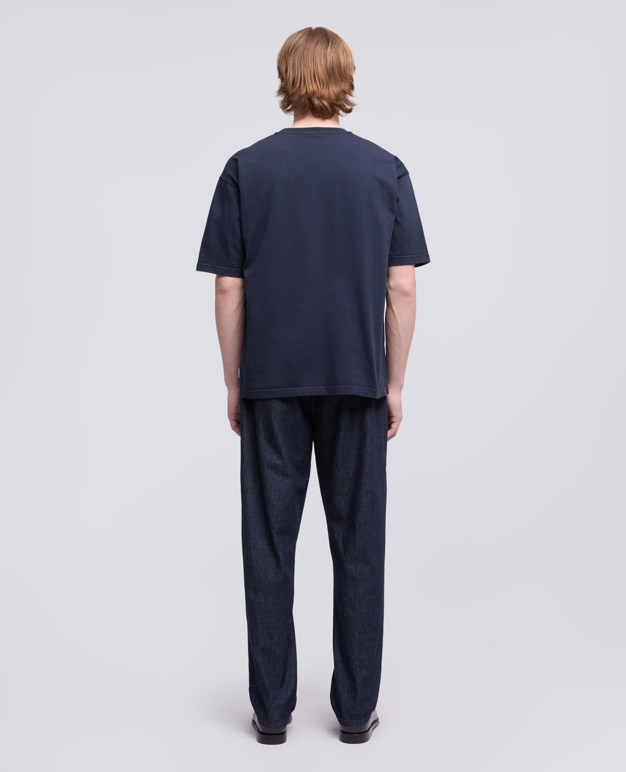 T-SHIRT "NOT THIS YEAR" IN JERSEY-NAVY+SCRITTA BIANCA-NAVY+SCRITTA BIANCA-NAVY+SCRITTA BIANCA-NAVY+SCRITTA BIANCA-NAVY+SCRITTA BIANCA