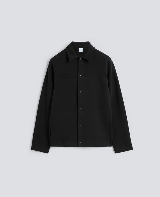 FELPA GIUBBOTTO IN SCUBA-NERO-BLACK-NEGRO-SCHWARZ-NOIR