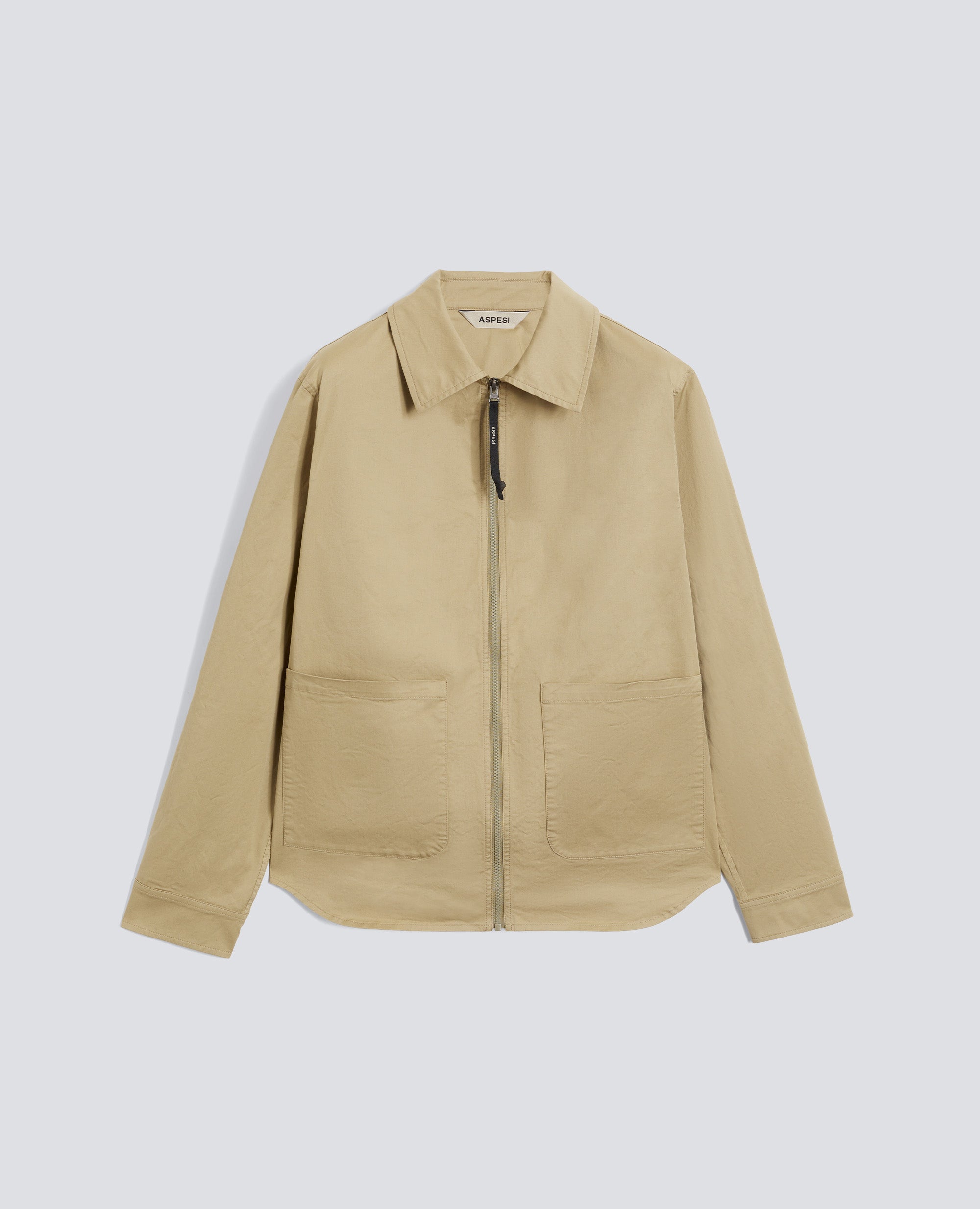 CAMICIA IN TWILL DI COTONE-COLONIALE-COLONIAL BEIGE-COLONIAL-KOLONIALBEIGE-COLONIAL