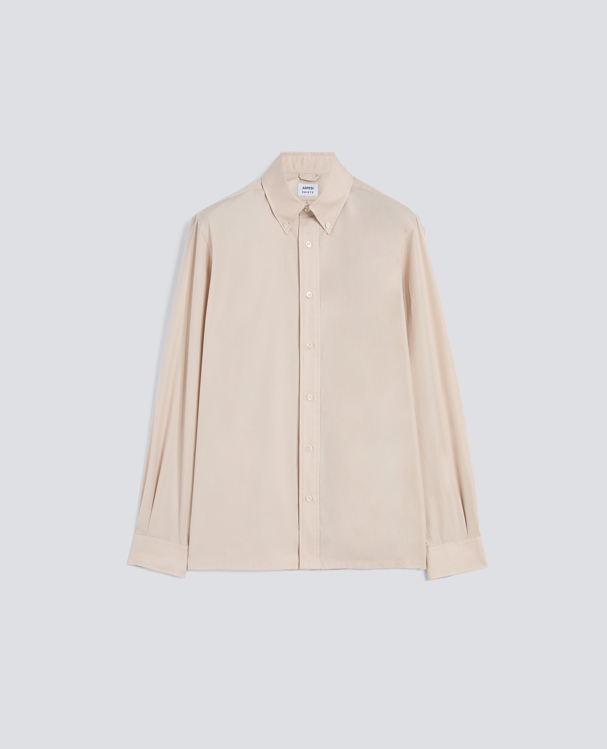 CAMICIA IN POPELINE DI COTONE BOX CUT-BEIGE-BEIGE-BEIS-BEIGE-BEIGE