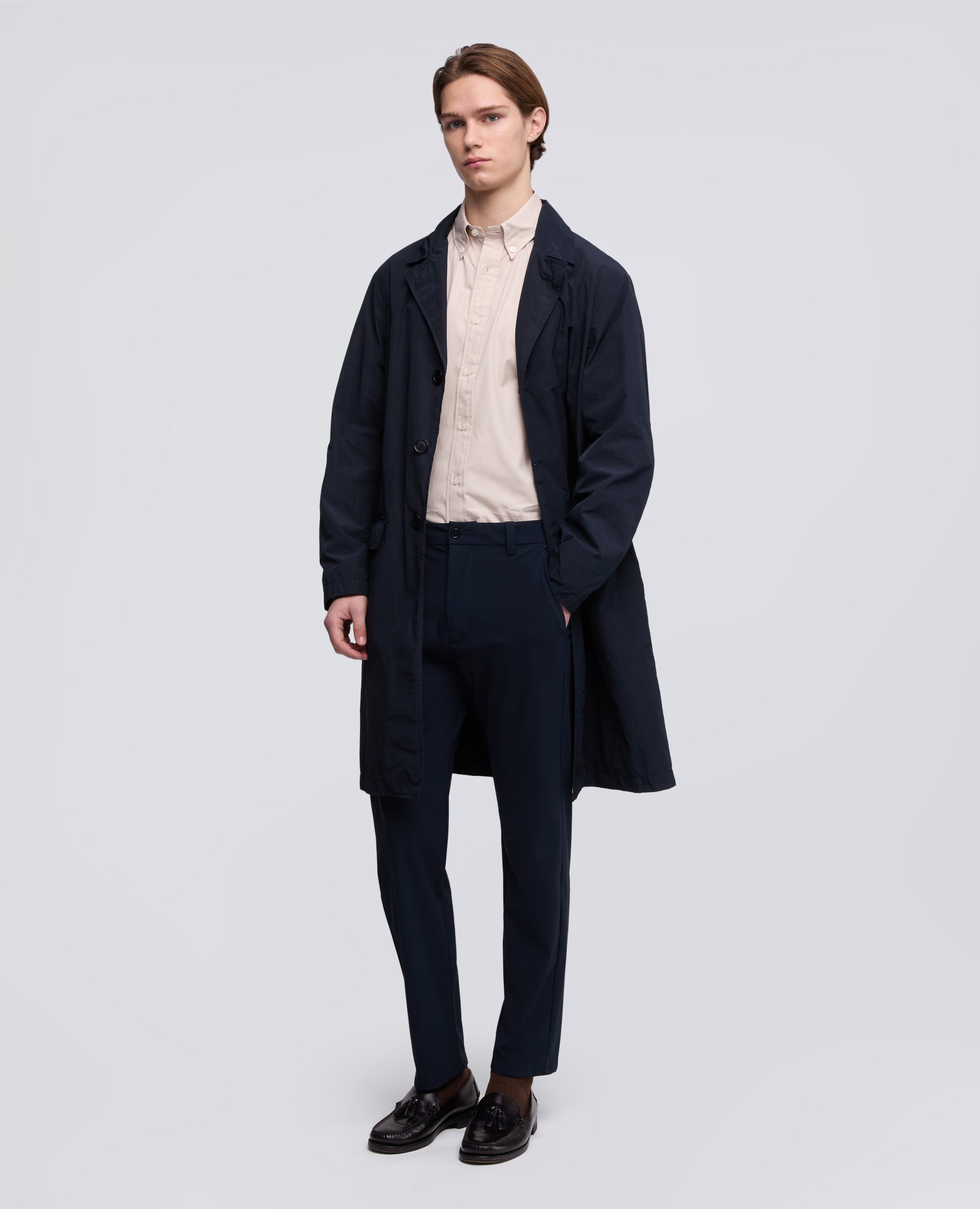 CAMICIA IN POPELINE DI COTONE BOX CUT-BEIGE-BEIGE-BEIS-BEIGE-BEIGE