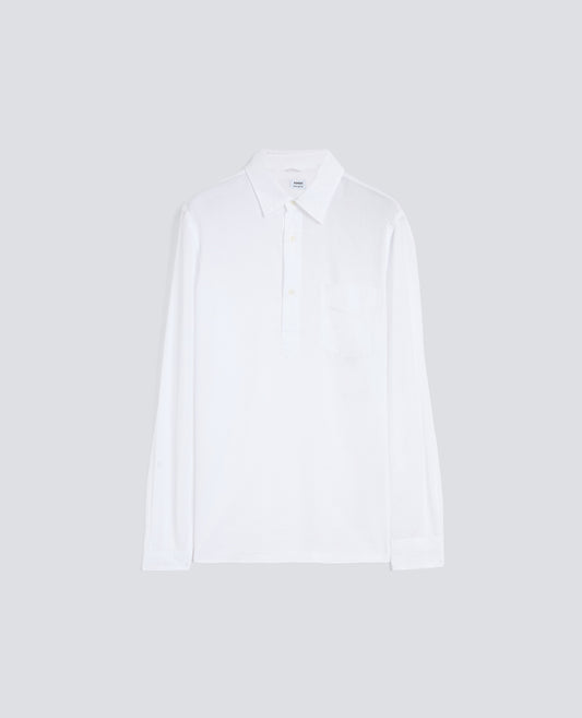 CAMICIA DOPPIA IN VOILE DI COTONE-BIANCO-WHITE-BLANCO-WEISS-BLANC