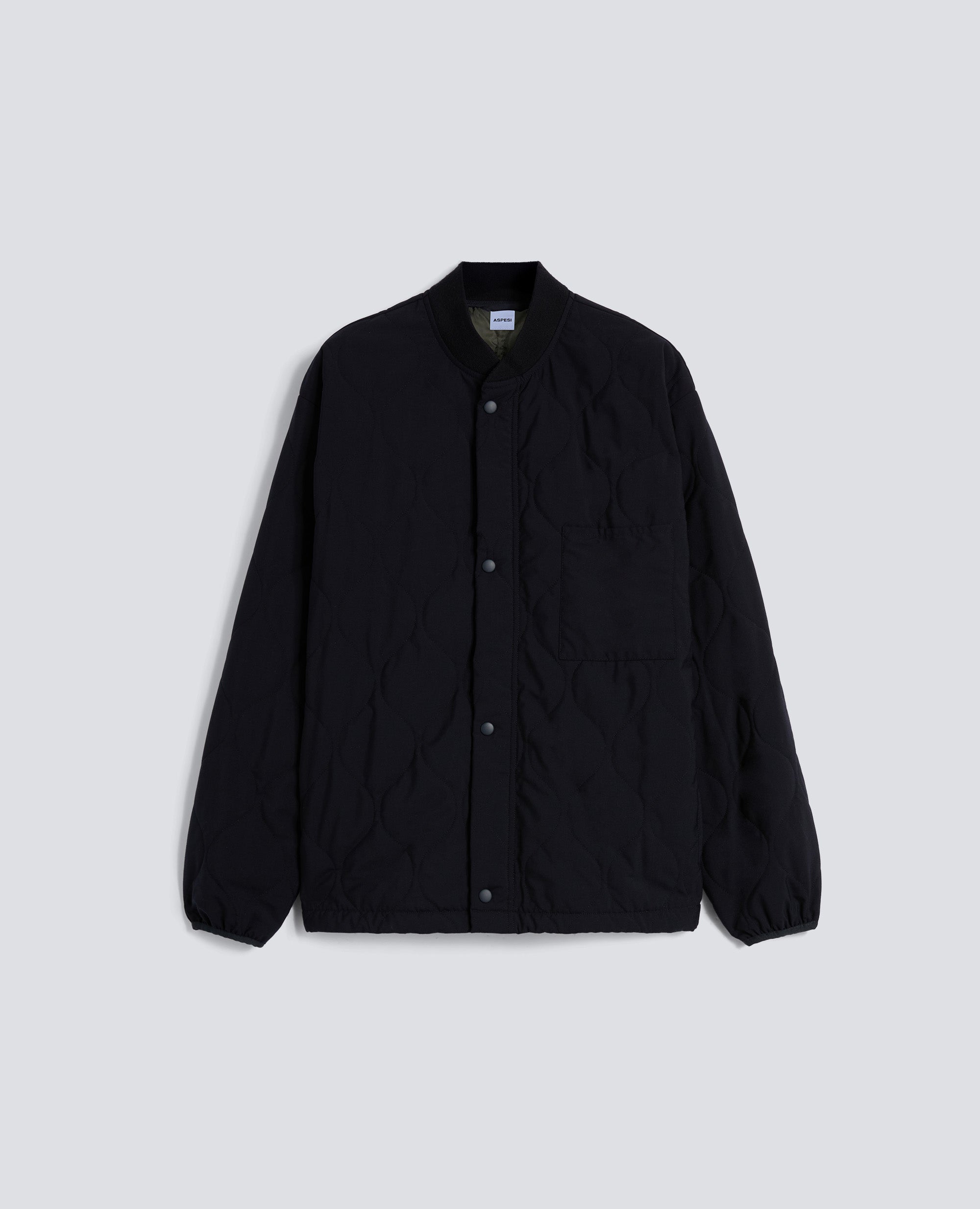 GIUBBOTTO IN TECNOLANA TRAPUNTATO-BLU/BLACK-NAVY / BLACK-BLU/BLACK-BLU/BLACK-BLU/BLACK