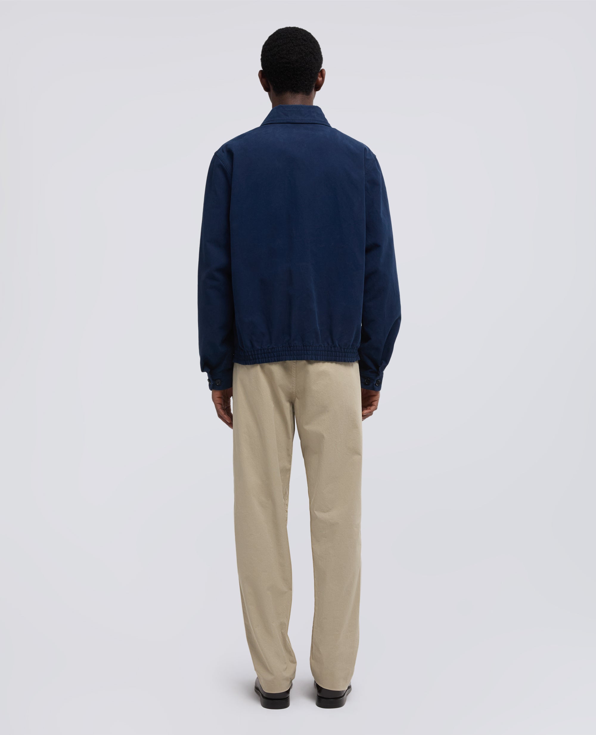 GIUBBOTTO IN CANVAS TINTO PEZZA-INCHIOSTRO-INK-INCHIOSTRO-INCHIOSTRO-INCHIOSTRO