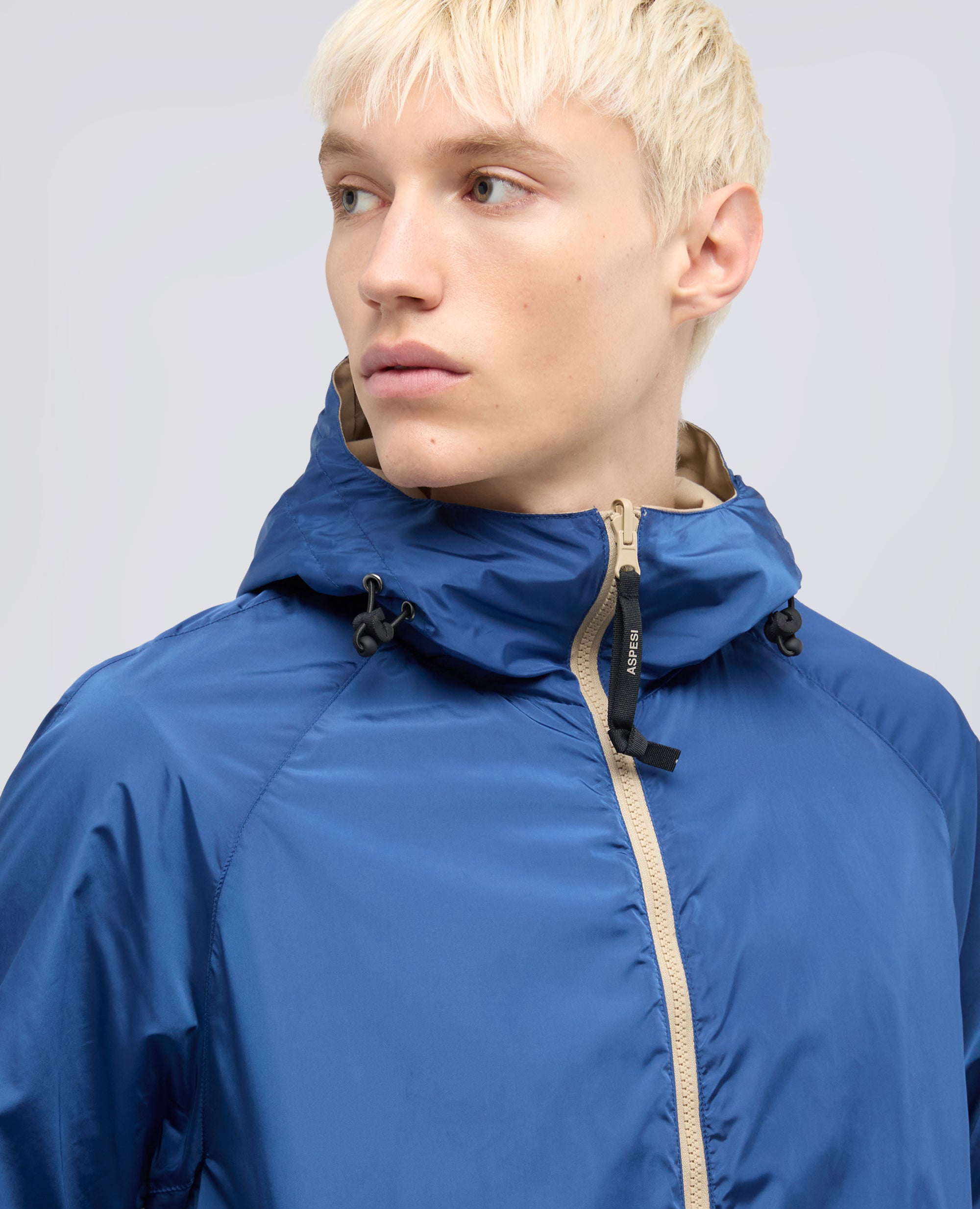 GIUBBOTTO REVERSIBILE IN TWILL DI COTONE-COLONIALE-COLONIAL BEIGE-COLONIAL-KOLONIALBEIGE-COLONIAL