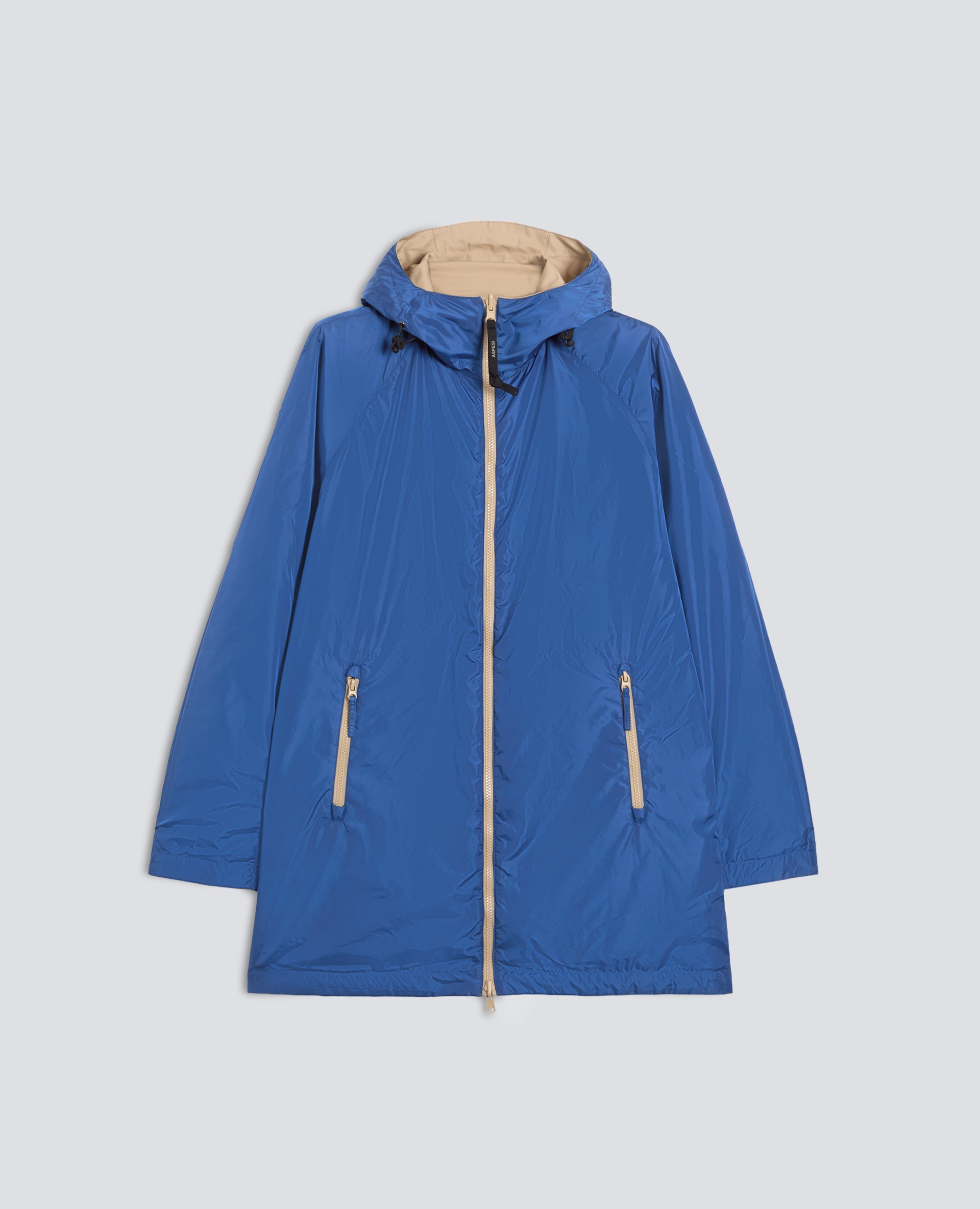 GIUBBOTTO REVERSIBILE IN TWILL DI COTONE-COLONIALE-COLONIAL BEIGE-COLONIAL-KOLONIALBEIGE-COLONIAL