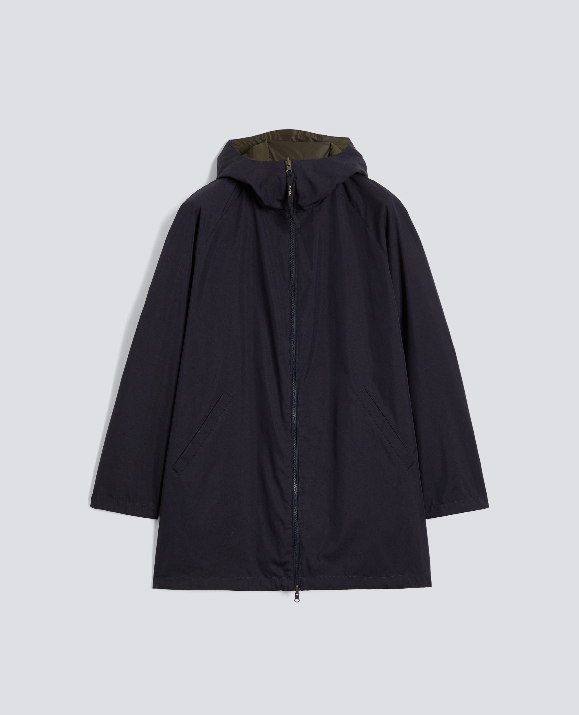 GIUBBOTTO REVERSIBILE IN TWILL DI COTONE-NAVY-NAVY-AZUL MARINO-NAVY-NAVY