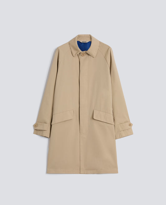 IMPERMEABILE IN TWILL DI COTONE-POLIAMIDE-COLONIALE-COLONIAL BEIGE-COLONIAL-KOLONIALBEIGE-COLONIAL