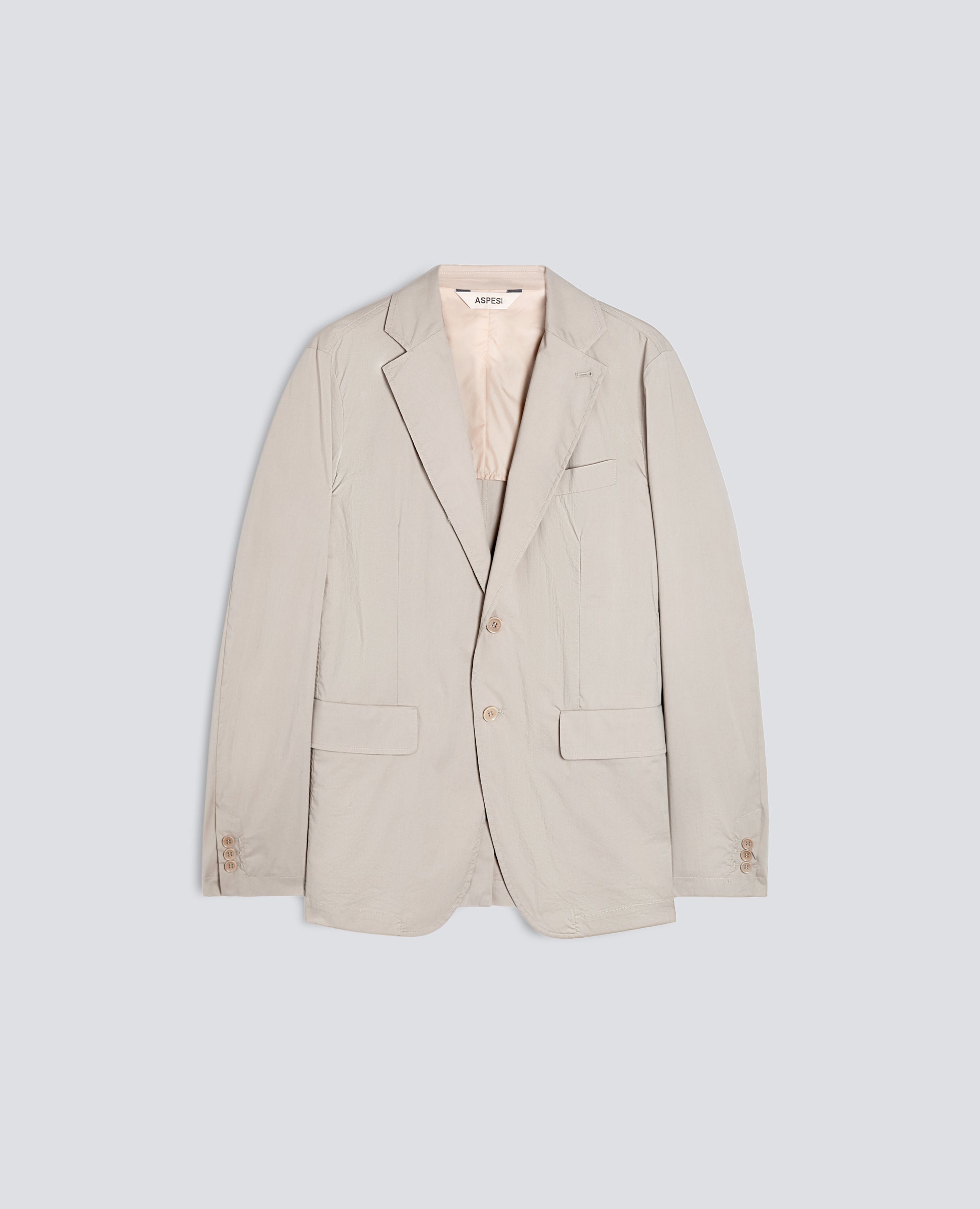 BLAZER IN POPELINE COTONE-NYLON COMFORT-COLONIALE-COLONIAL BEIGE-COLONIAL-KOLONIALBEIGE-COLONIAL