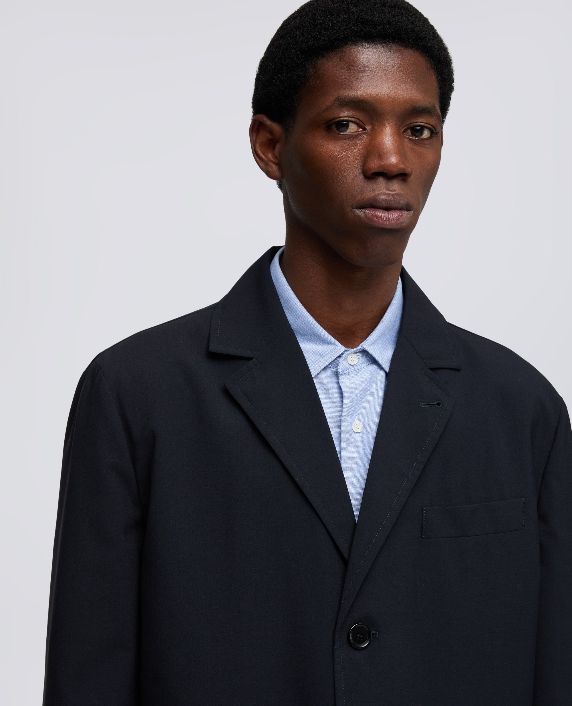 BLAZER IN LANA-POLIESTERE COMFORT-BLU/BLACK-NAVY / BLACK-BLU/BLACK-BLU/BLACK-BLU/BLACK