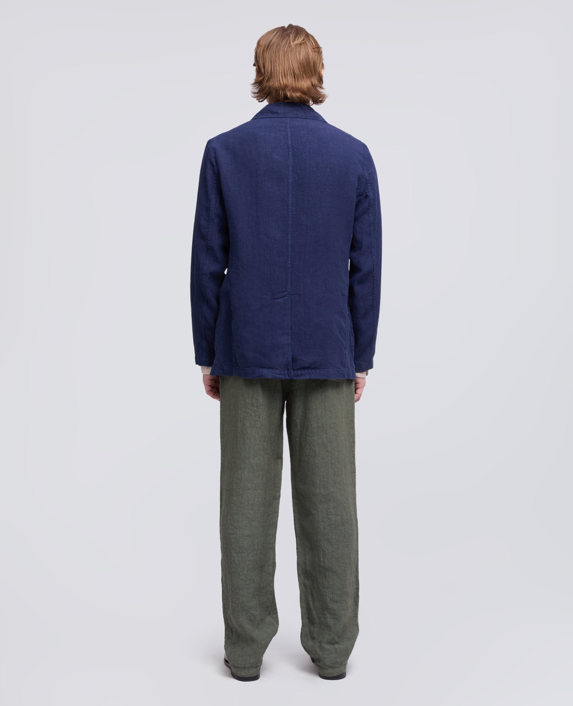 BLAZER SFODERATO IN LINO-BLUETTE-LIGHT BLUE-AZUL CLARO-HELLBLAU-BLEU