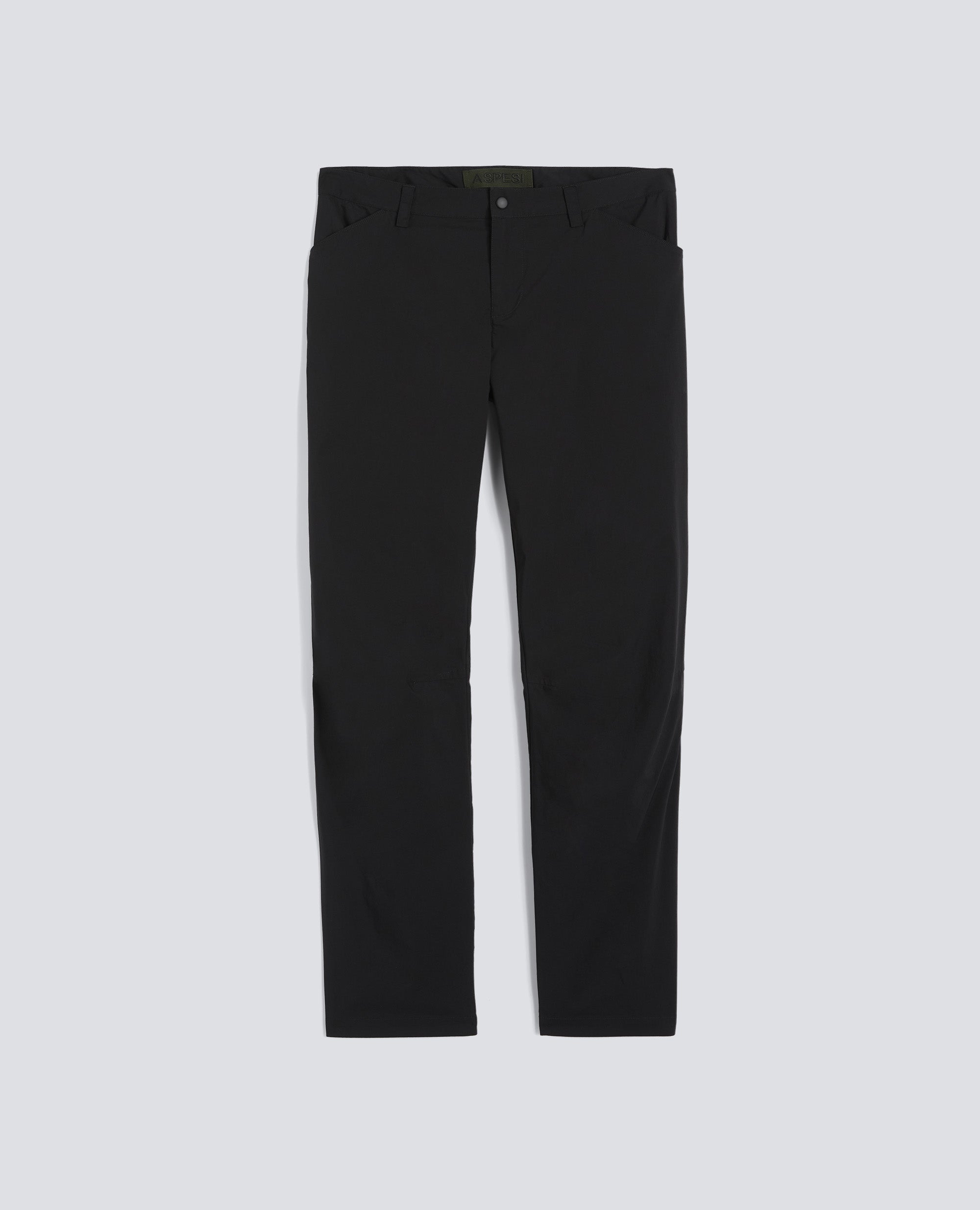 PANTALONE DA TREKKING RIVISITATO IN POPELINE DI COTONE-NERO-BLACK-NEGRO-SCHWARZ-NOIR