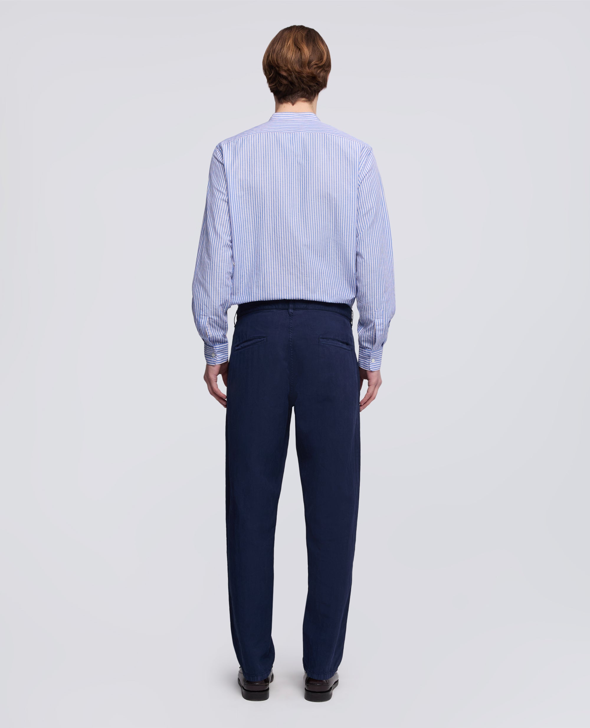 PANTALONE FUNZIONALE IN MISTO COTONE, LYOCELL E LINO-BLUETTE-LIGHT BLUE-AZUL CLARO-HELLBLAU-BLEU