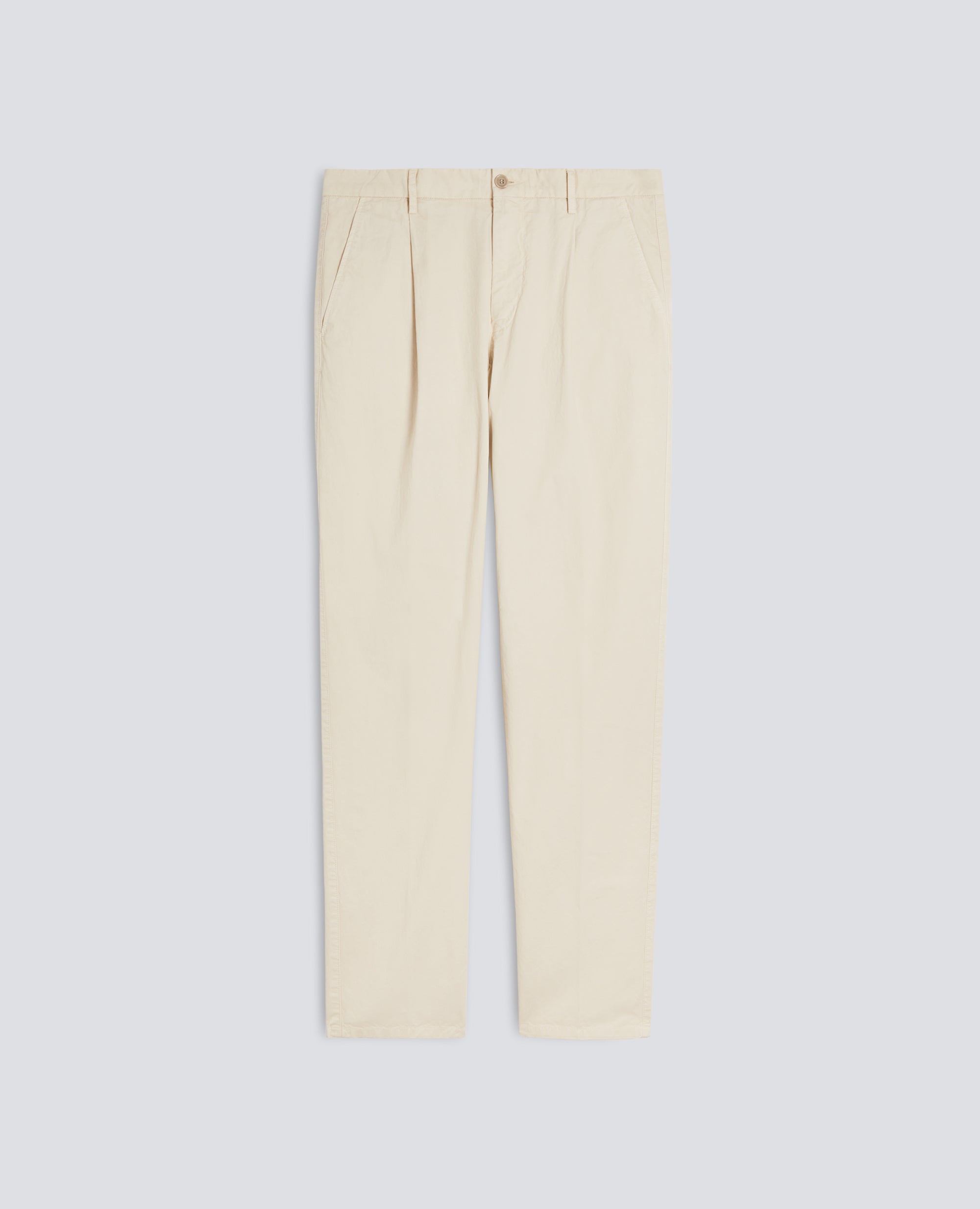 PANTALONE IN GABARDINA DI COTONE TINTO CAPO-SASSO-STONE-PIEDRA-STEIN-PIERRE