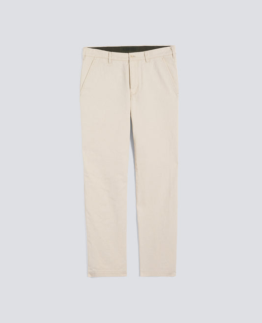 PANTALONE IN BULL DI COTONE NATURALE-NATURALE-NATURAL-NATURAL-NATURLICH-NATUREL