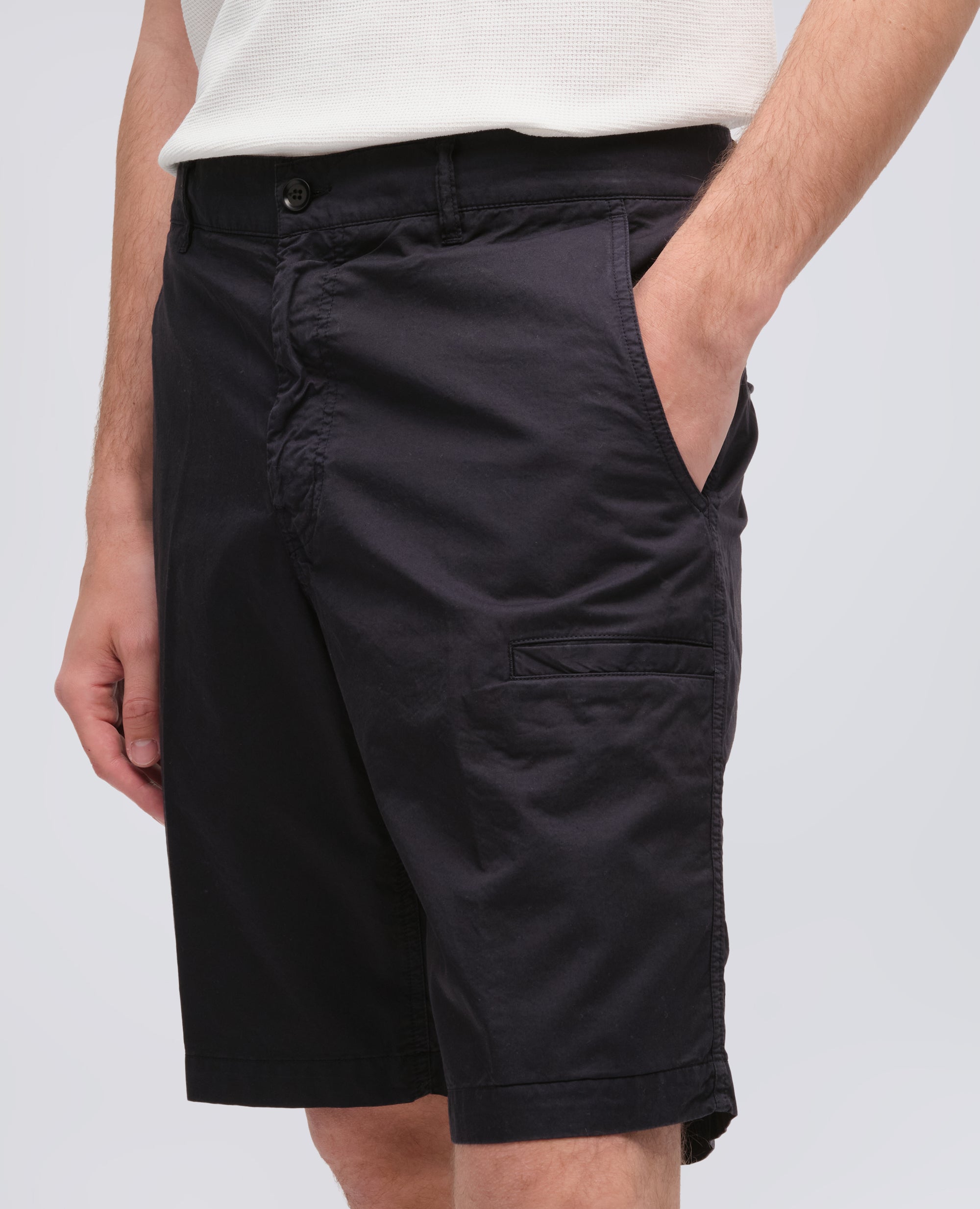 BERMUDA IN MICRO TWILL DI COTONE-NAVY-NAVY-AZUL MARINO-NAVY-NAVY