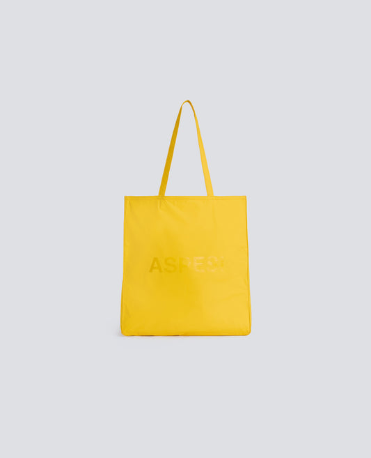BORSA SHOPPING IN NYLON-SENAPE-MUSTARD YELLOW-MOSTAZA-SENF-MOUTARDE