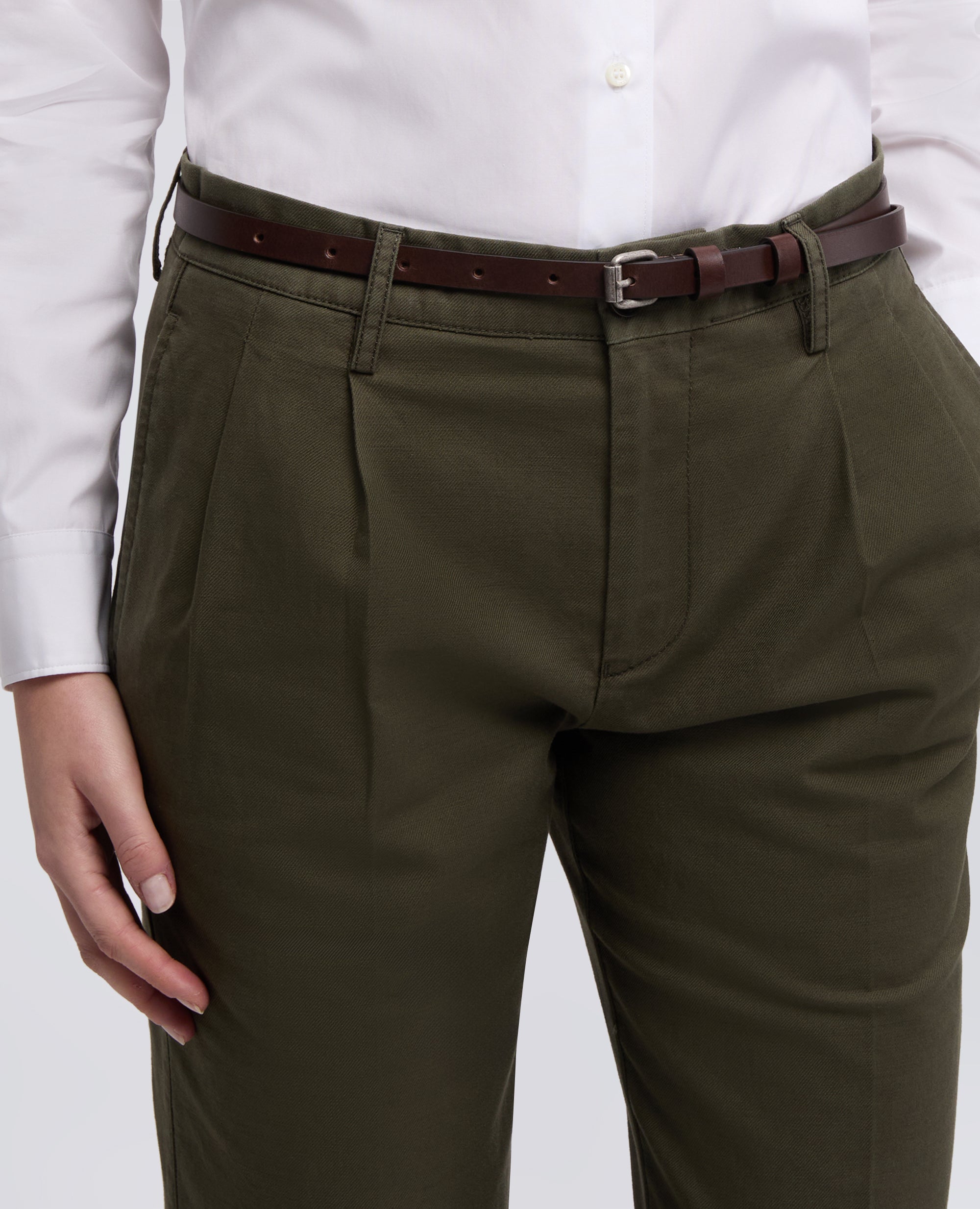 CINTURA DA DONNA IN PELLE-MARRONE-BROWN-MARR¢N-BRAUN-MARRON