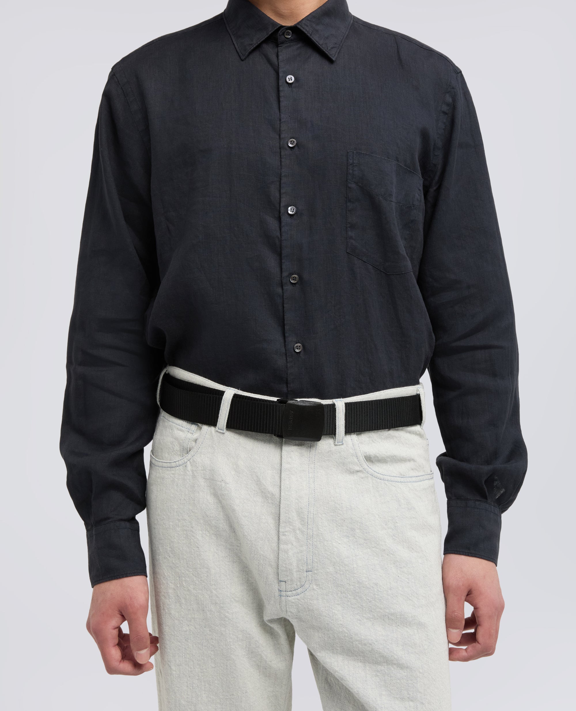 CINTURA TECNICA A NASTRO-NERO-BLACK-NEGRO-SCHWARZ-NOIR