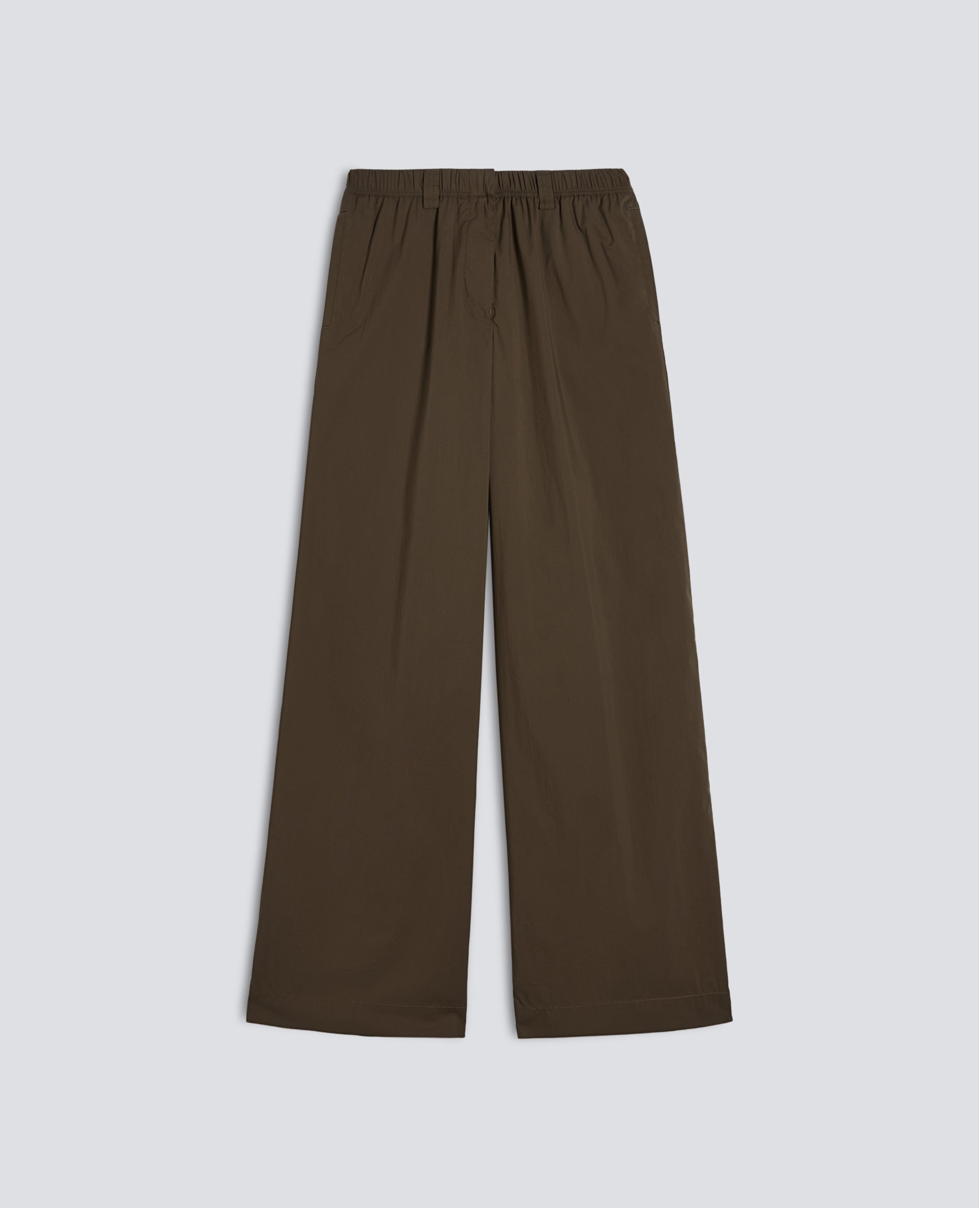 PANTALONE IN POPELINE DI COTONE NYLON STRETCH-MILITARE-MILITARY-MILITAR-MILITAR-MILITAIRE