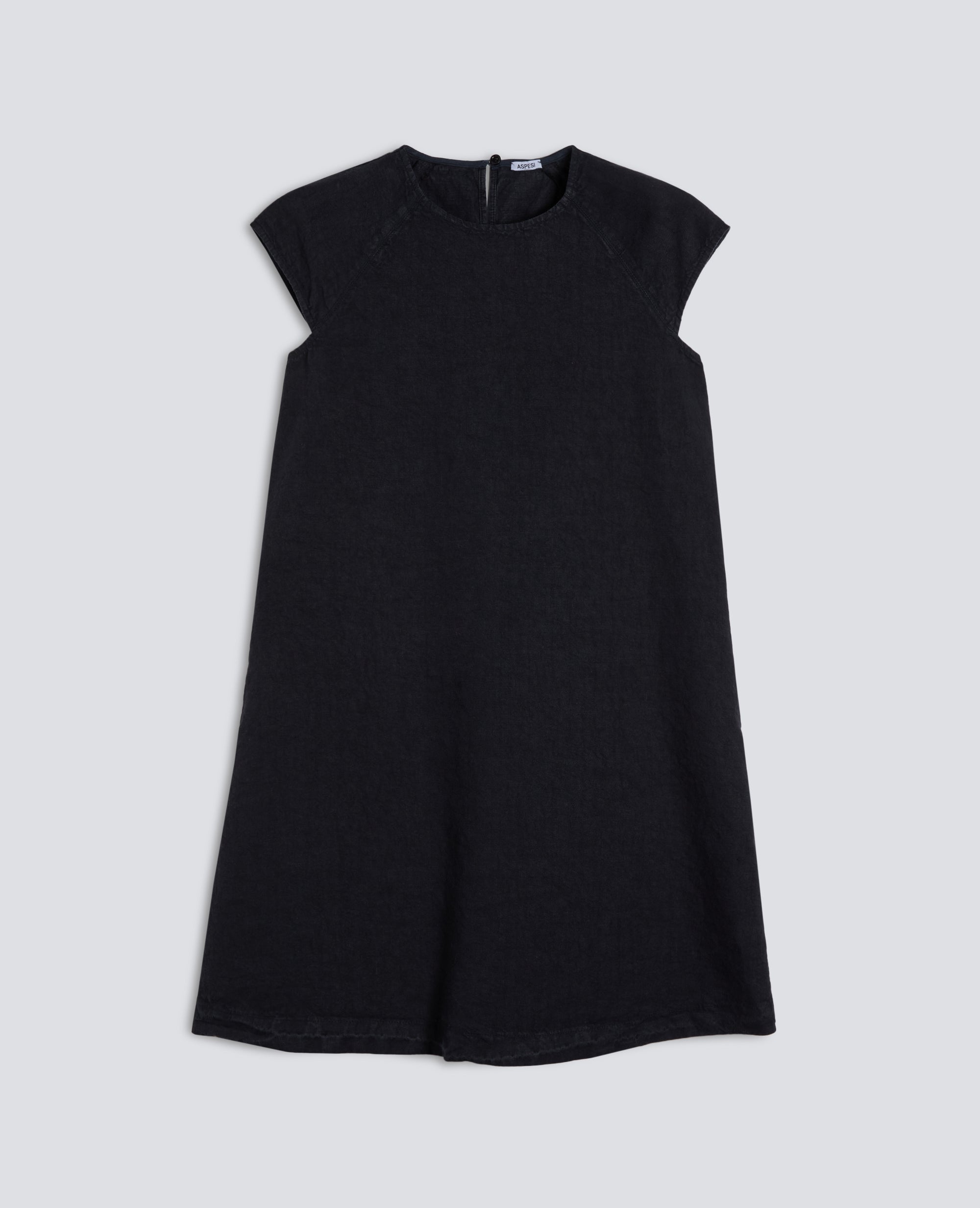 ABITO IN LINO FIAMMATO COMPATTO TINTO CAPO-NAVY-NAVY-AZUL MARINO-NAVY-NAVY