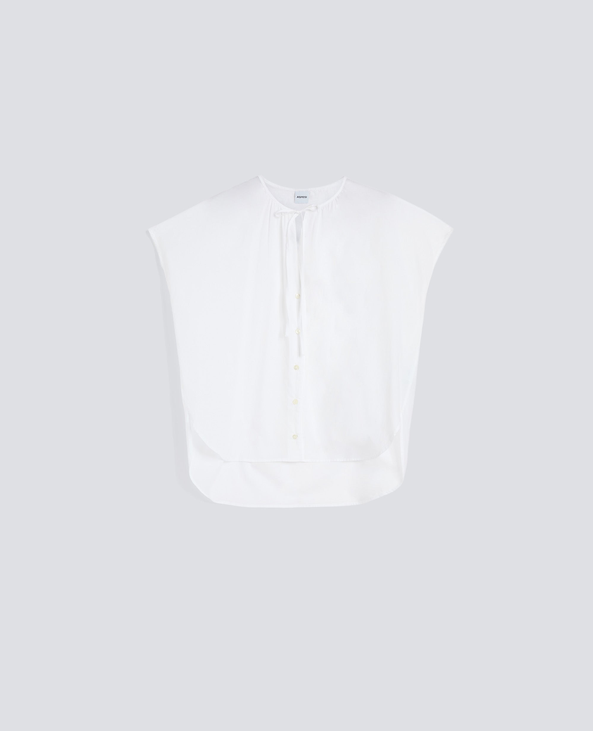 CAMICIA IN MUSSOLA DI COTONE-BIANCO-WHITE-BLANCO-WEISS-BLANC