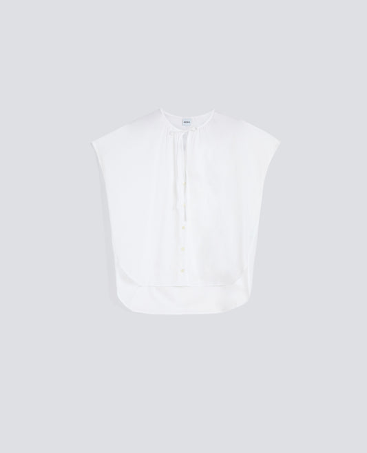 CAMICIA IN MUSSOLA DI COTONE-BIANCO-WHITE-BLANCO-WEISS-BLANC