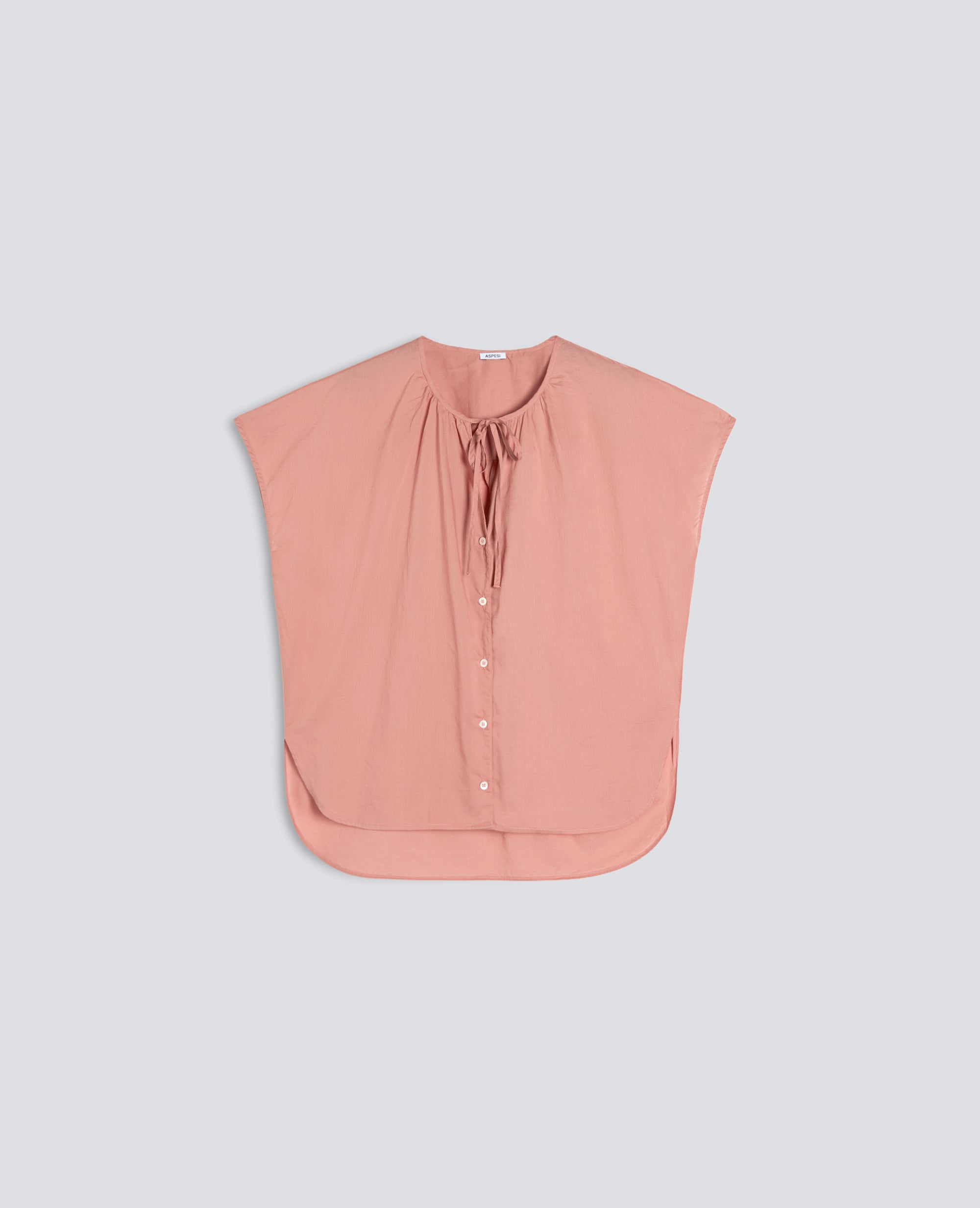 CAMICIA IN MUSSOLA DI COTONE-ROSA-PINK-ROSA-ROSA-ROSE